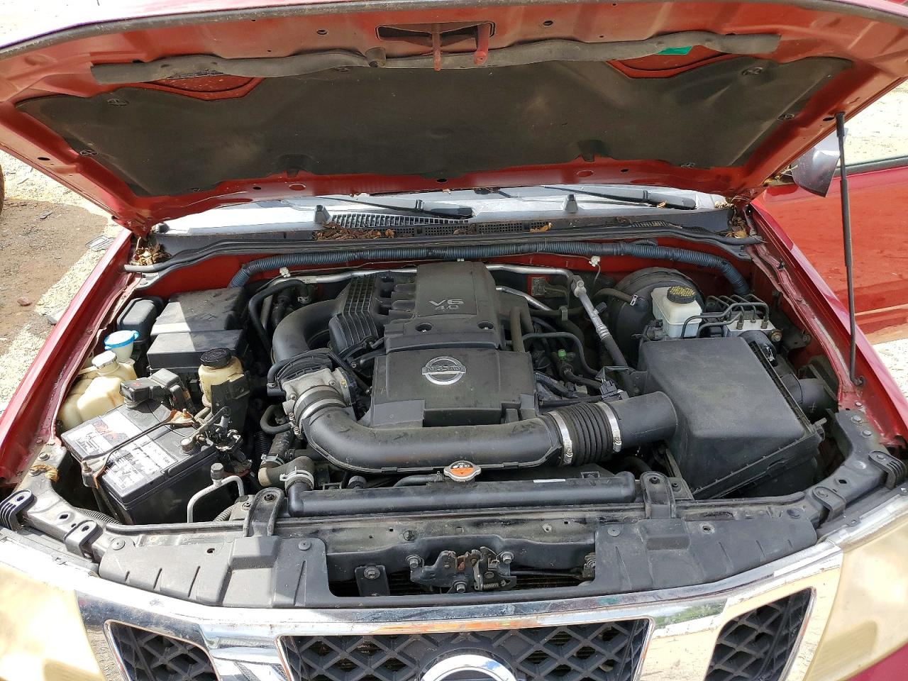 2009 Nissan Frontier Se V6 Maroon vin: 1N6AD09W59C424153