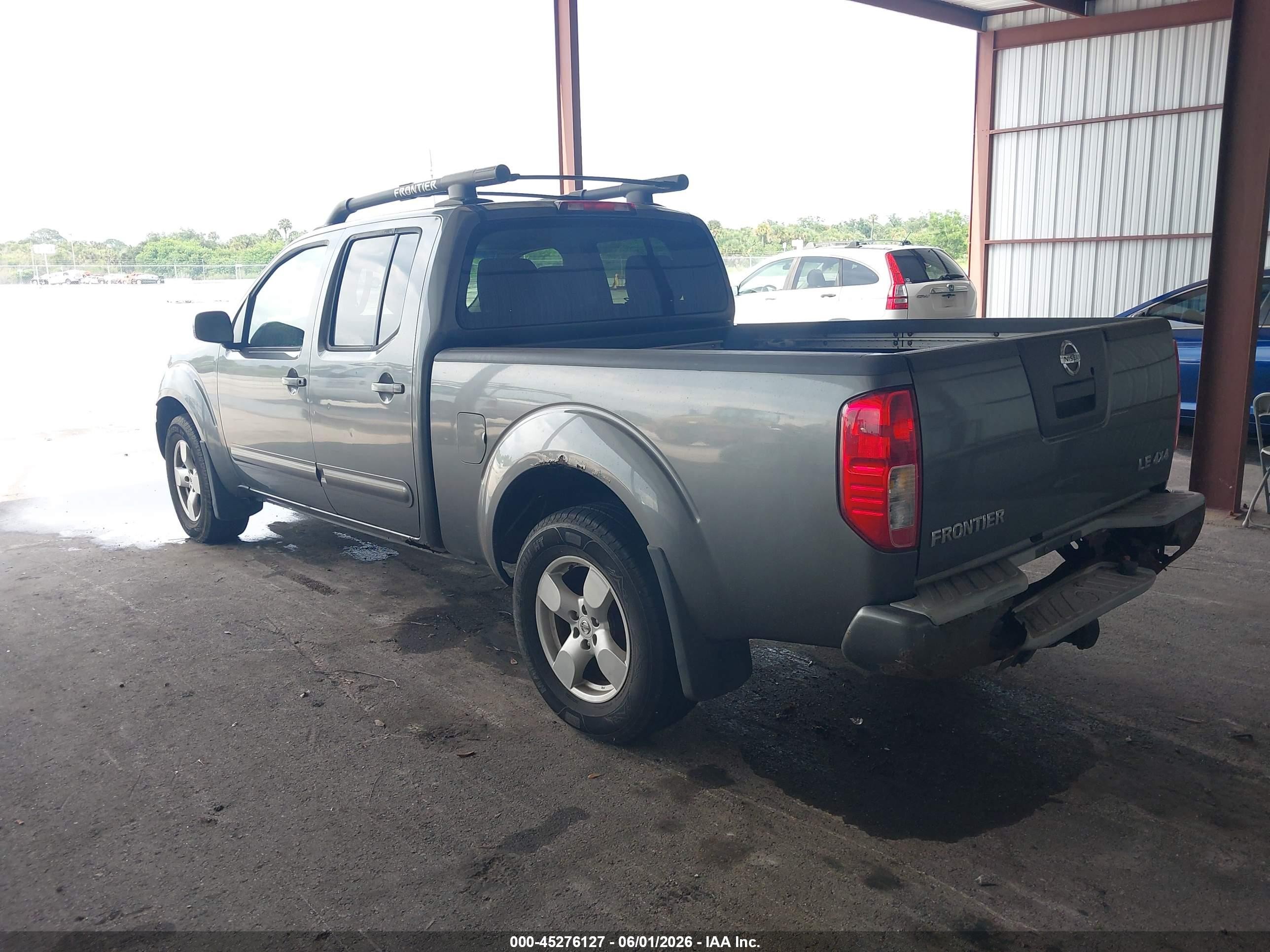 2007 Nissan Frontier Le Gray vin: 1N6AD09W67C416494
