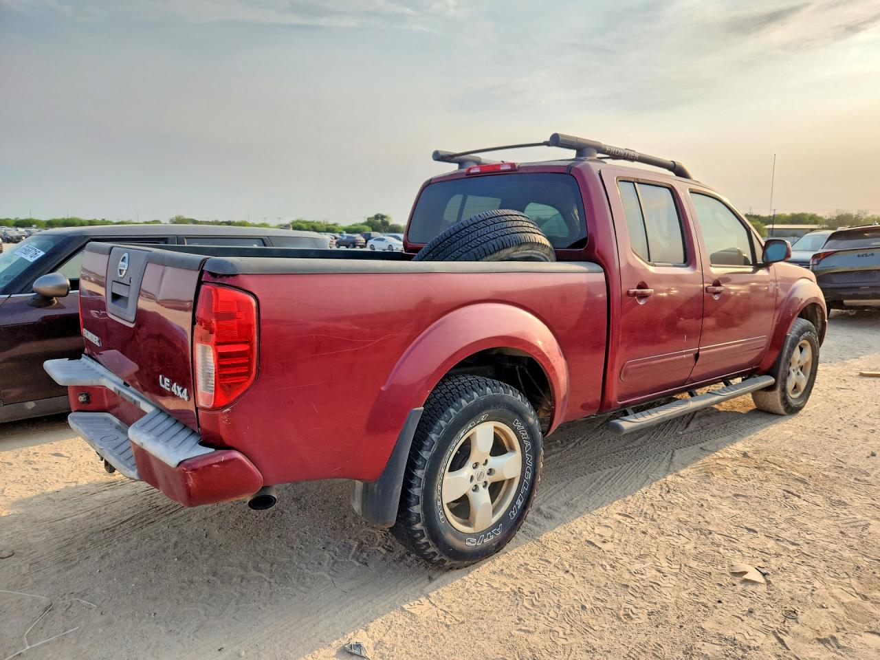 2007 Nissan Frontier Se Темно-бордовый vin: 1N6AD09W67C455327