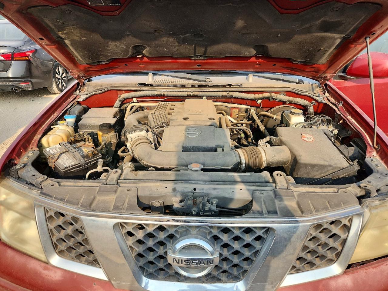 2007 Nissan Frontier Se Темно-бордовый vin: 1N6AD09W67C455327
