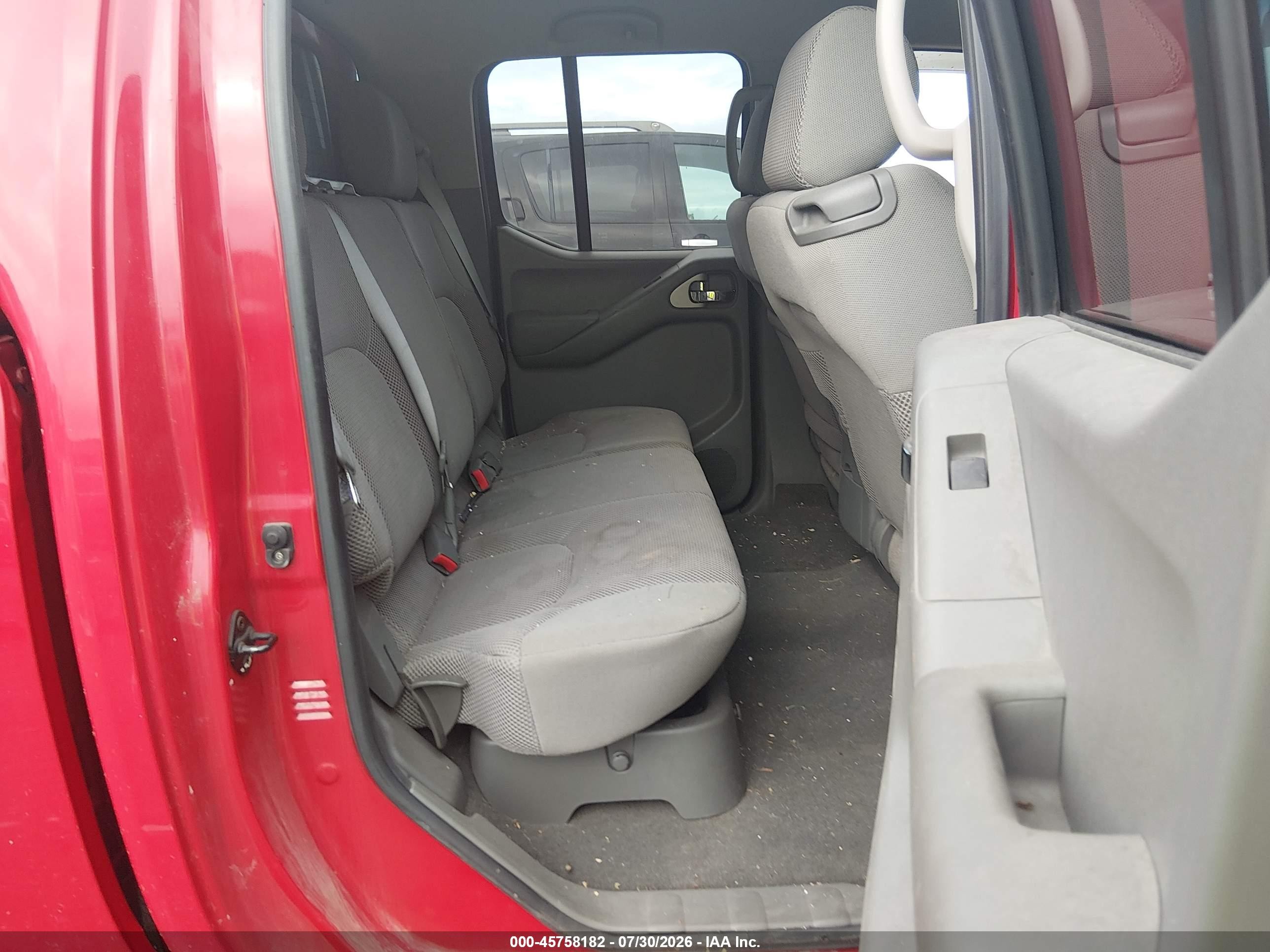 2008 Nissan Frontier Se Red vin: 1N6AD09W68C404928
