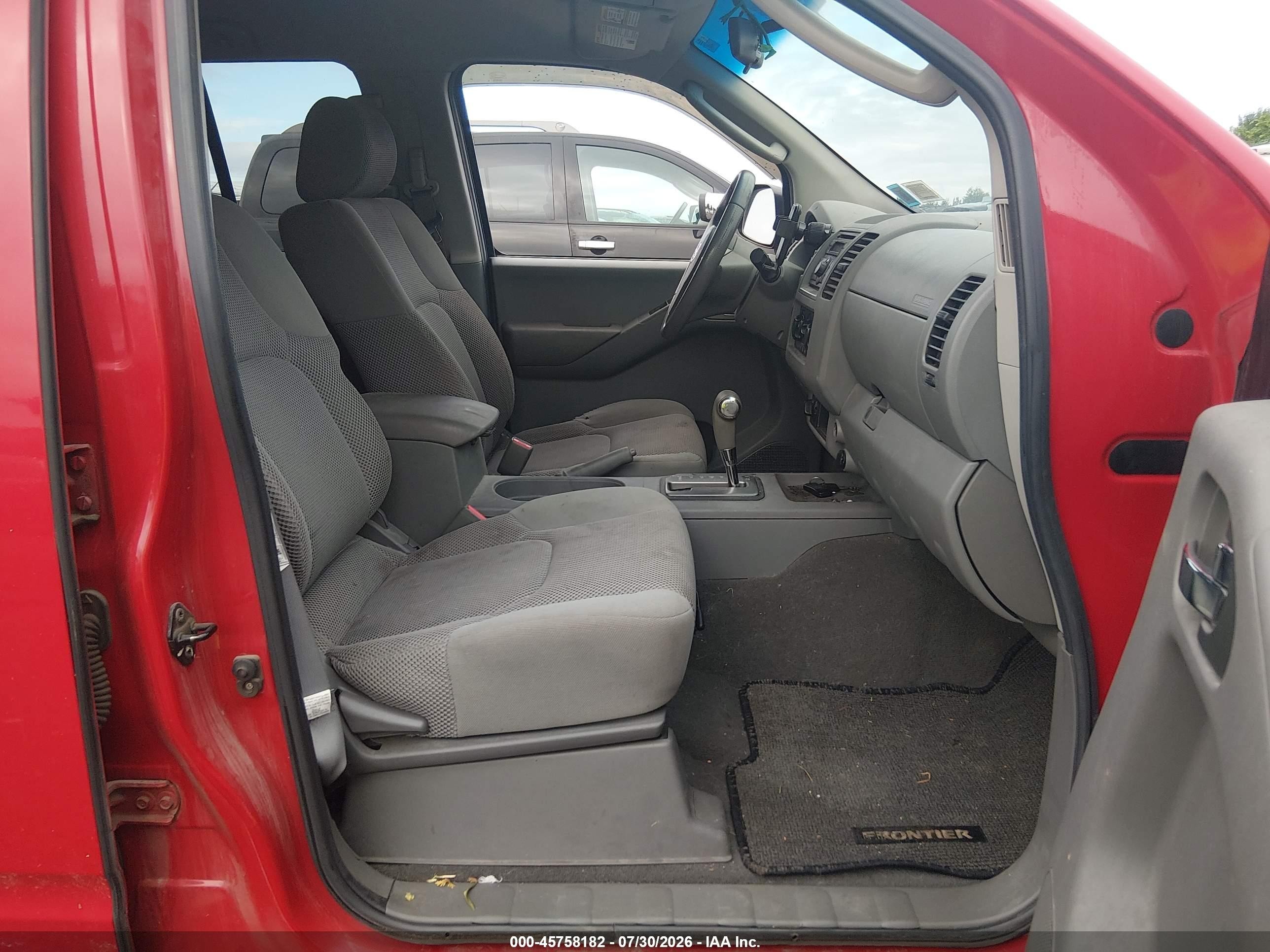 2008 Nissan Frontier Se Red vin: 1N6AD09W68C404928