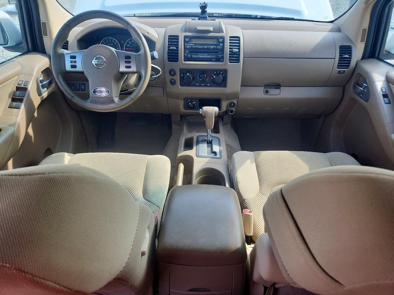 2007 Nissan Frontier Se White vin: 1N6AD09W77C413961