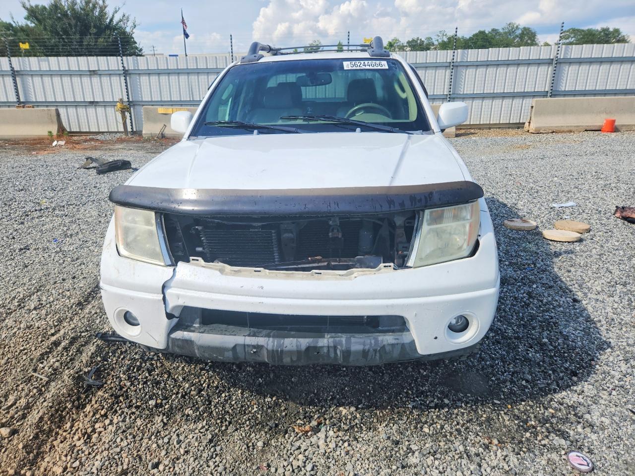 2007 Nissan Frontier Se White vin: 1N6AD09W77C413961