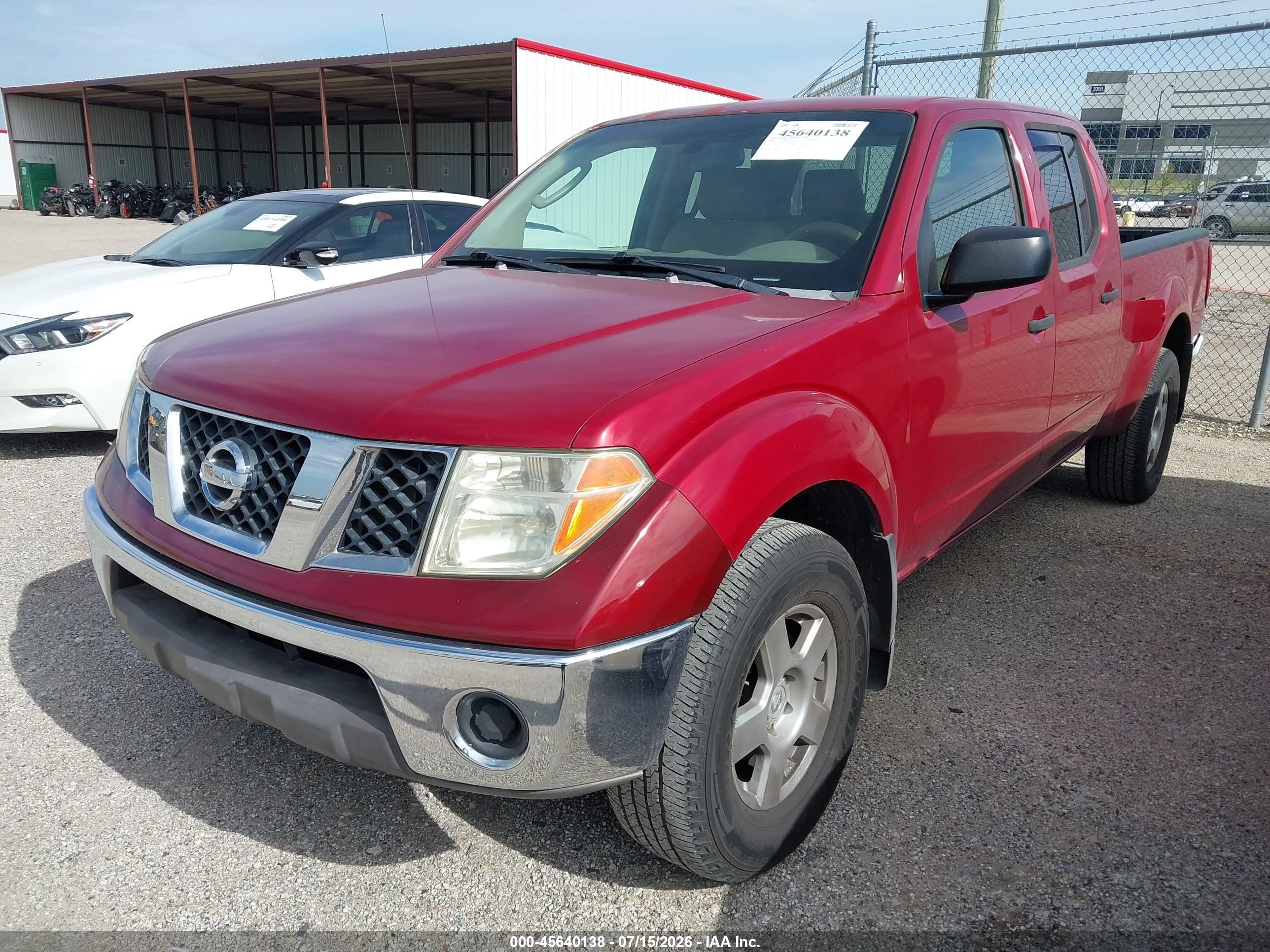 2008 Nissan Frontier Se Темно-бордовый vin: 1N6AD09W78C437582