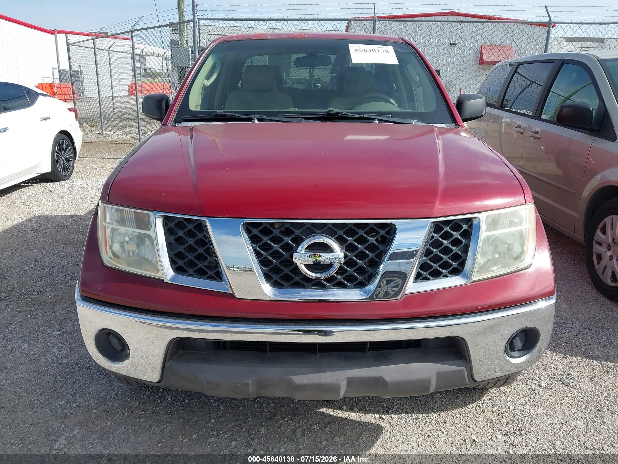 2008 Nissan Frontier Se Темно-бордовый vin: 1N6AD09W78C437582