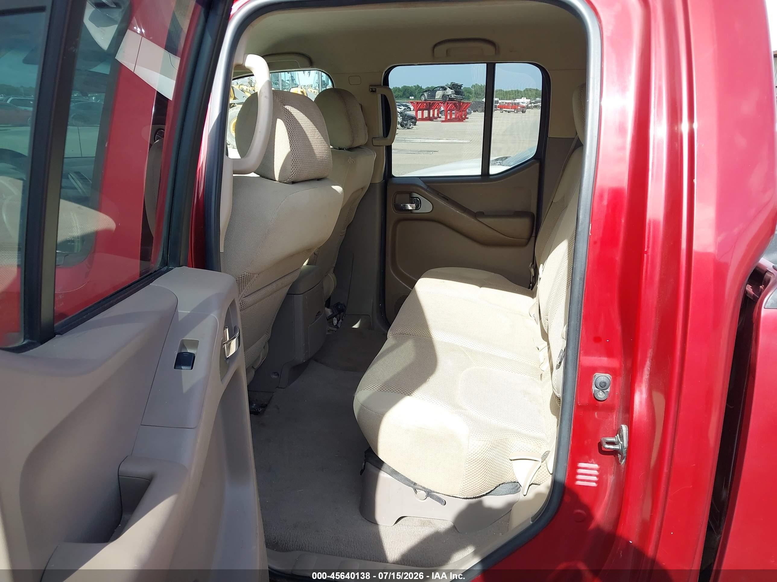 2008 Nissan Frontier Se Темно-бордовый vin: 1N6AD09W78C437582