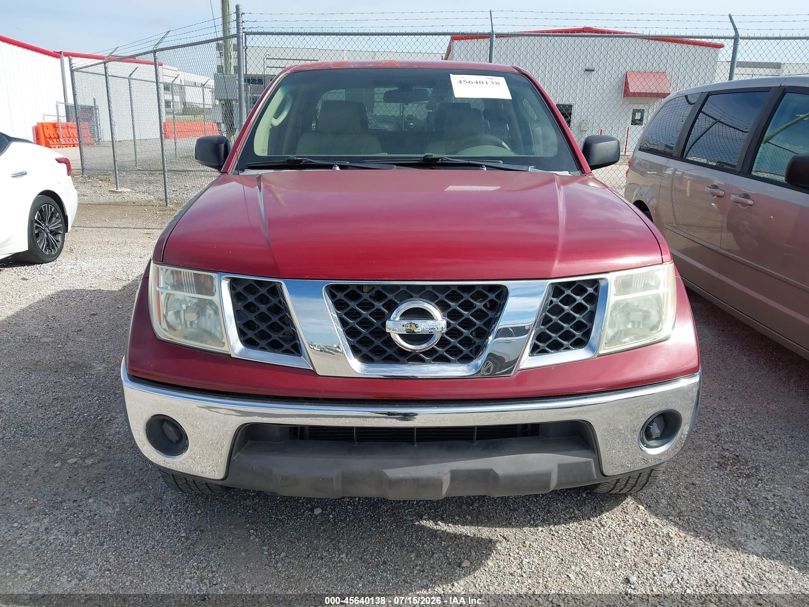 2008 Nissan Frontier Se Темно-бордовый vin: 1N6AD09W78C437582