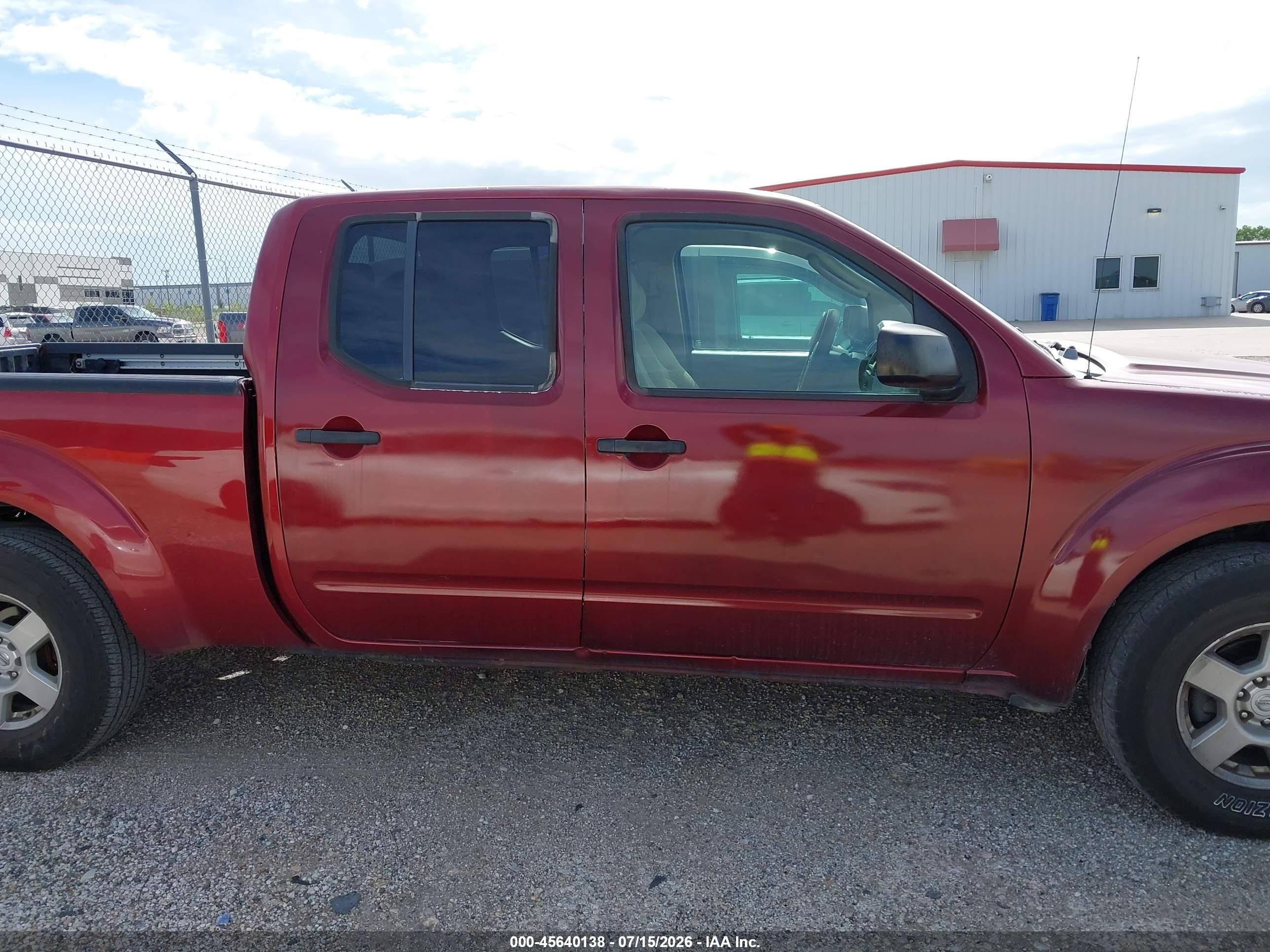 2008 Nissan Frontier Se Темно-бордовый vin: 1N6AD09W78C437582