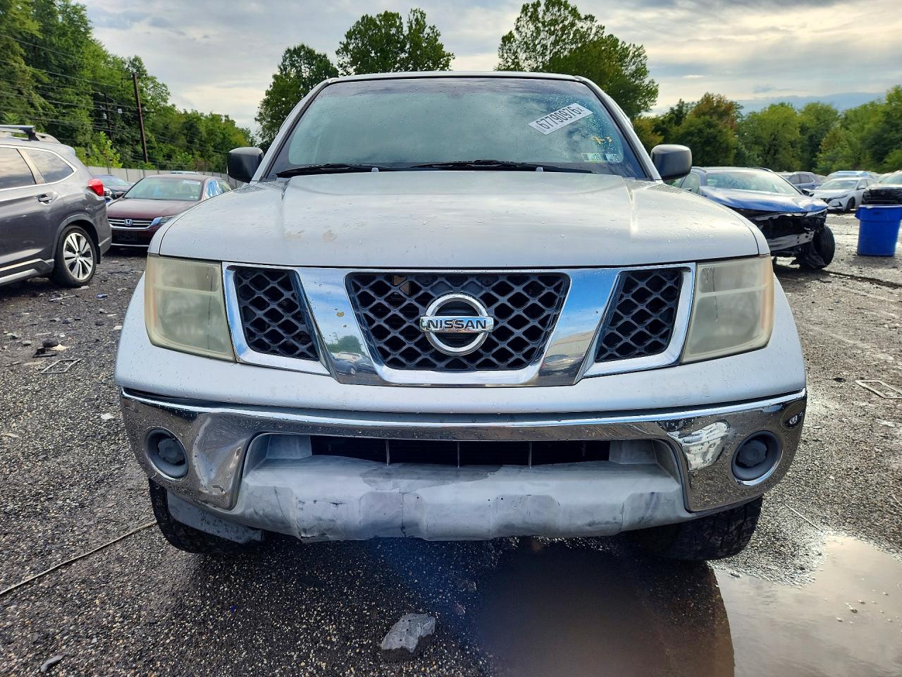 2007 Nissan Frontier Se Silver vin: 1N6AD09W87C446712