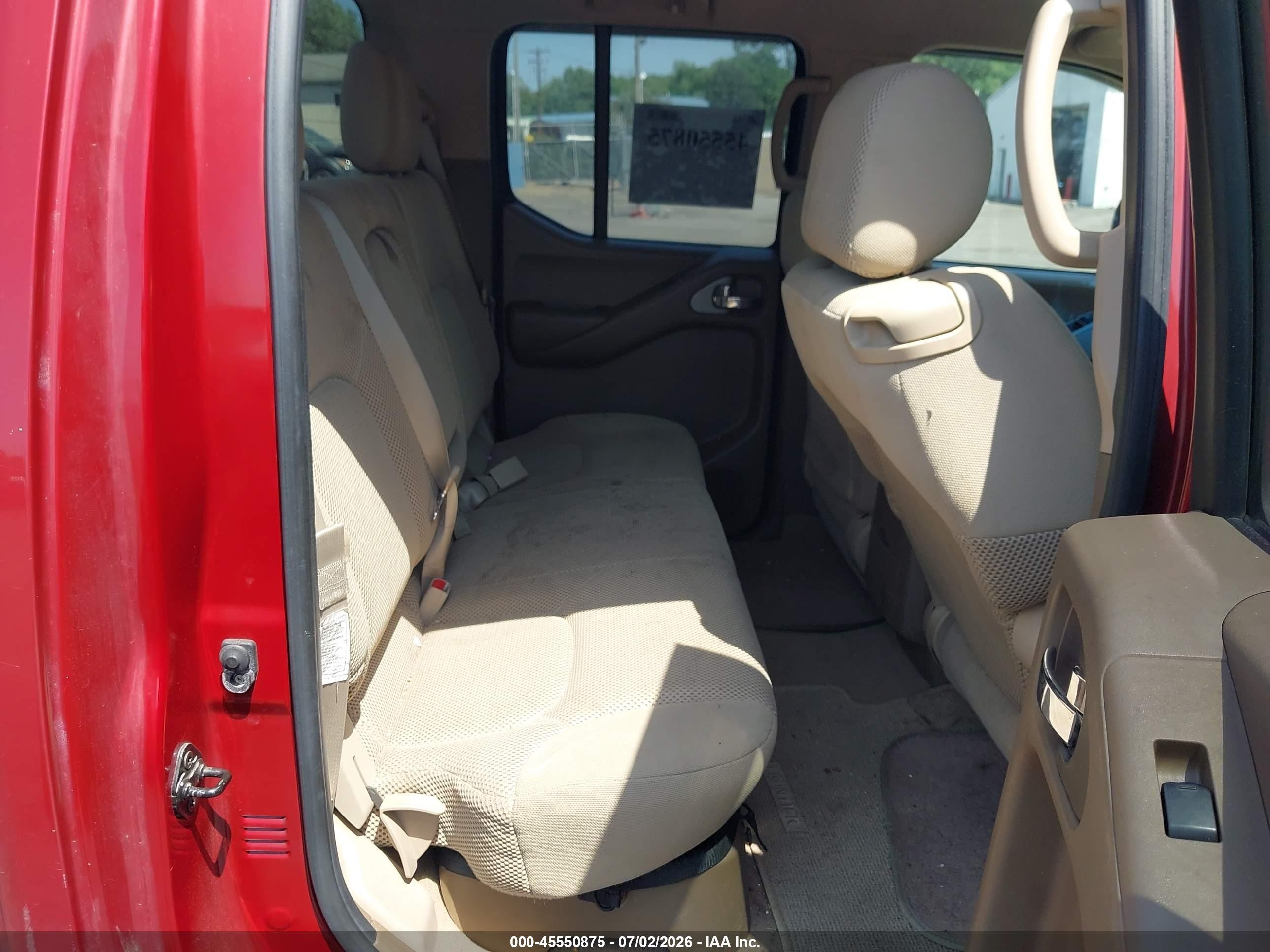 2007 Nissan Frontier Se Red vin: 1N6AD09W87C455412