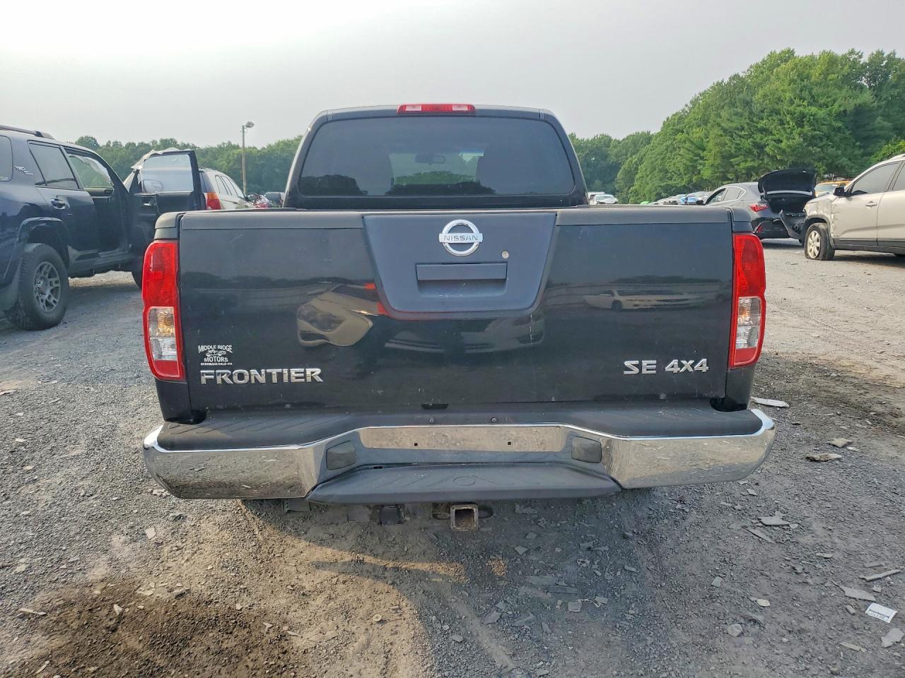 2008 Nissan Frontier Se V6 Black vin: 1N6AD09W88C410813