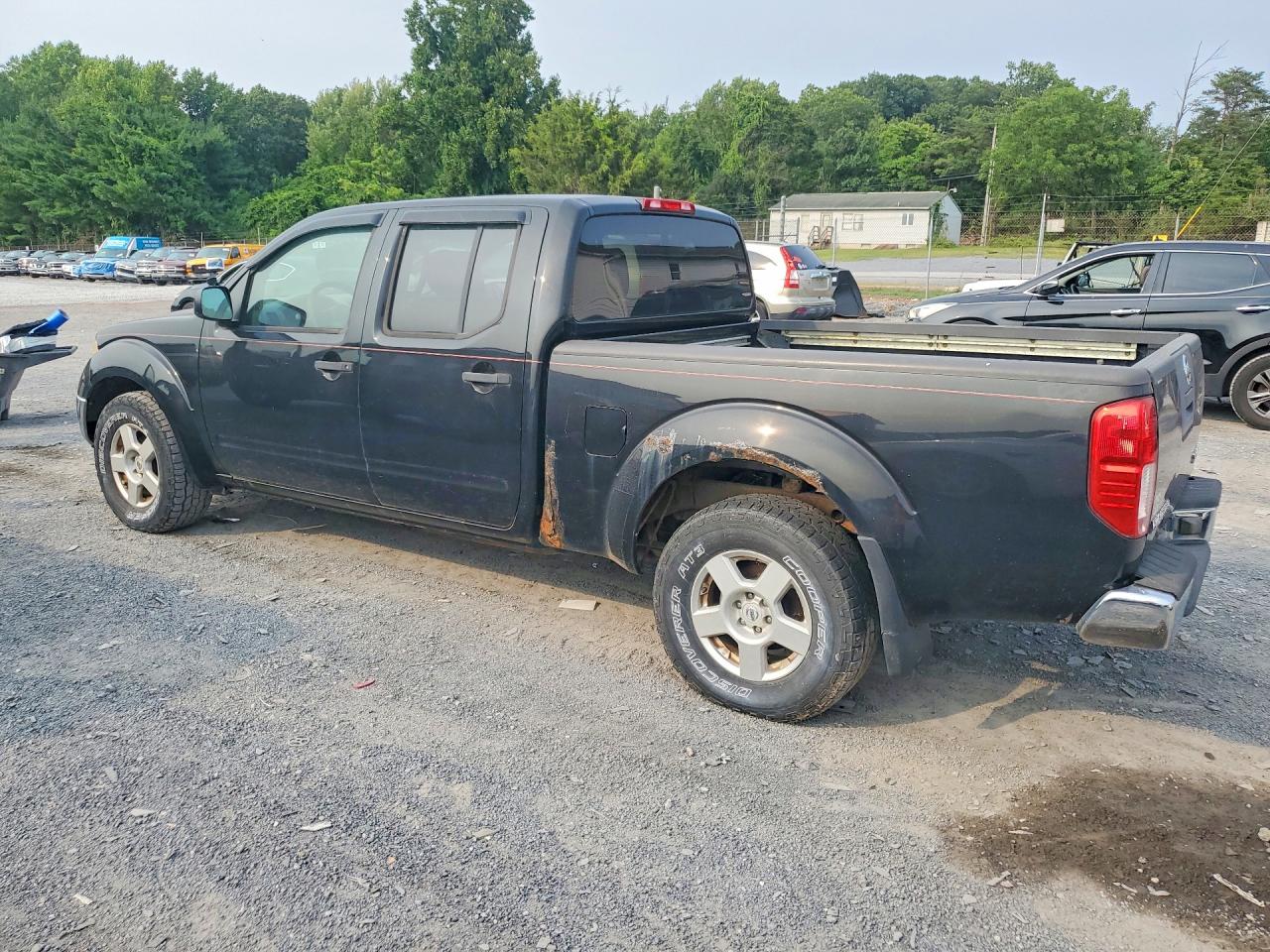 2008 Nissan Frontier Se V6 Black vin: 1N6AD09W88C410813
