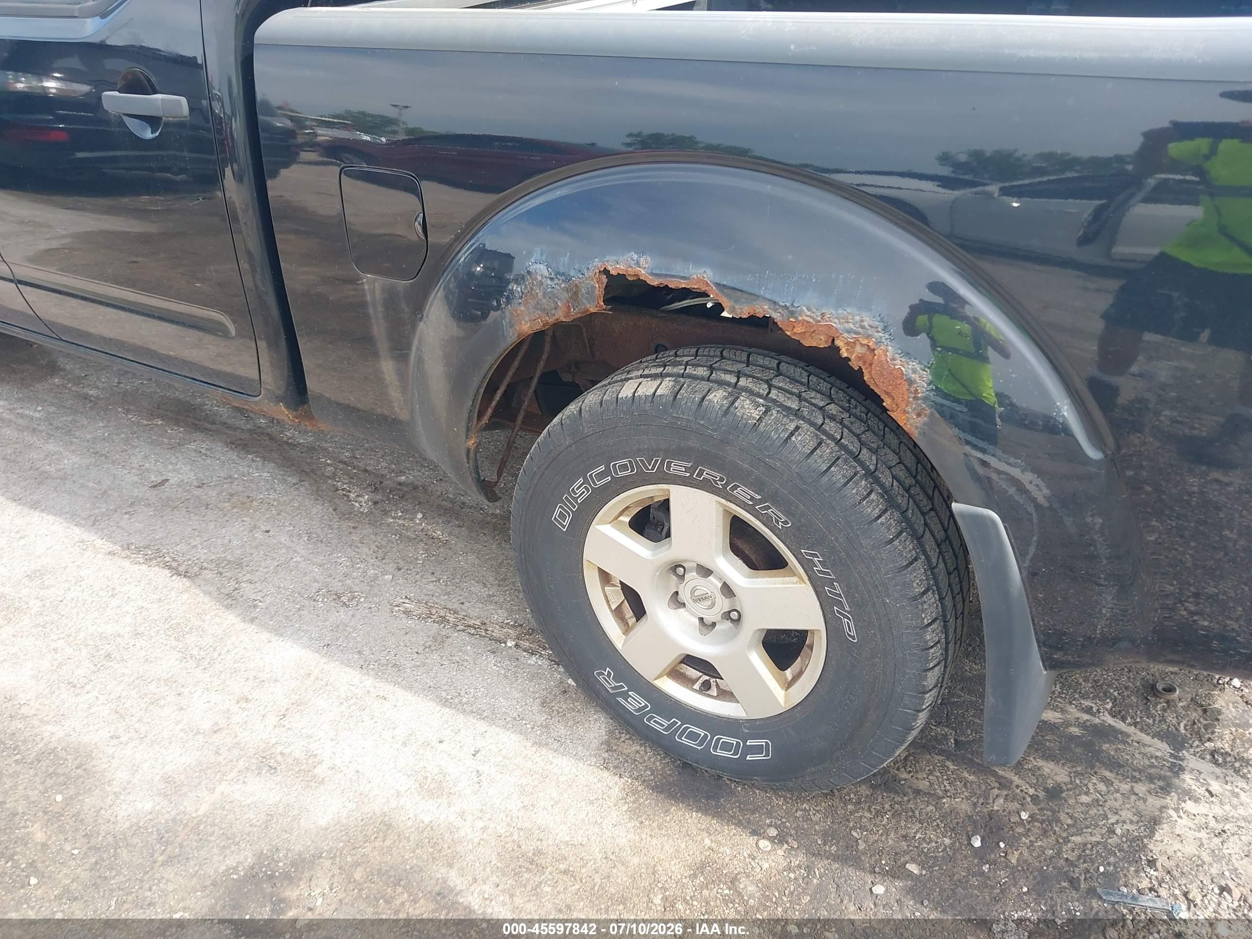 2008 Nissan Frontier Se Black vin: 1N6AD09W88C413324