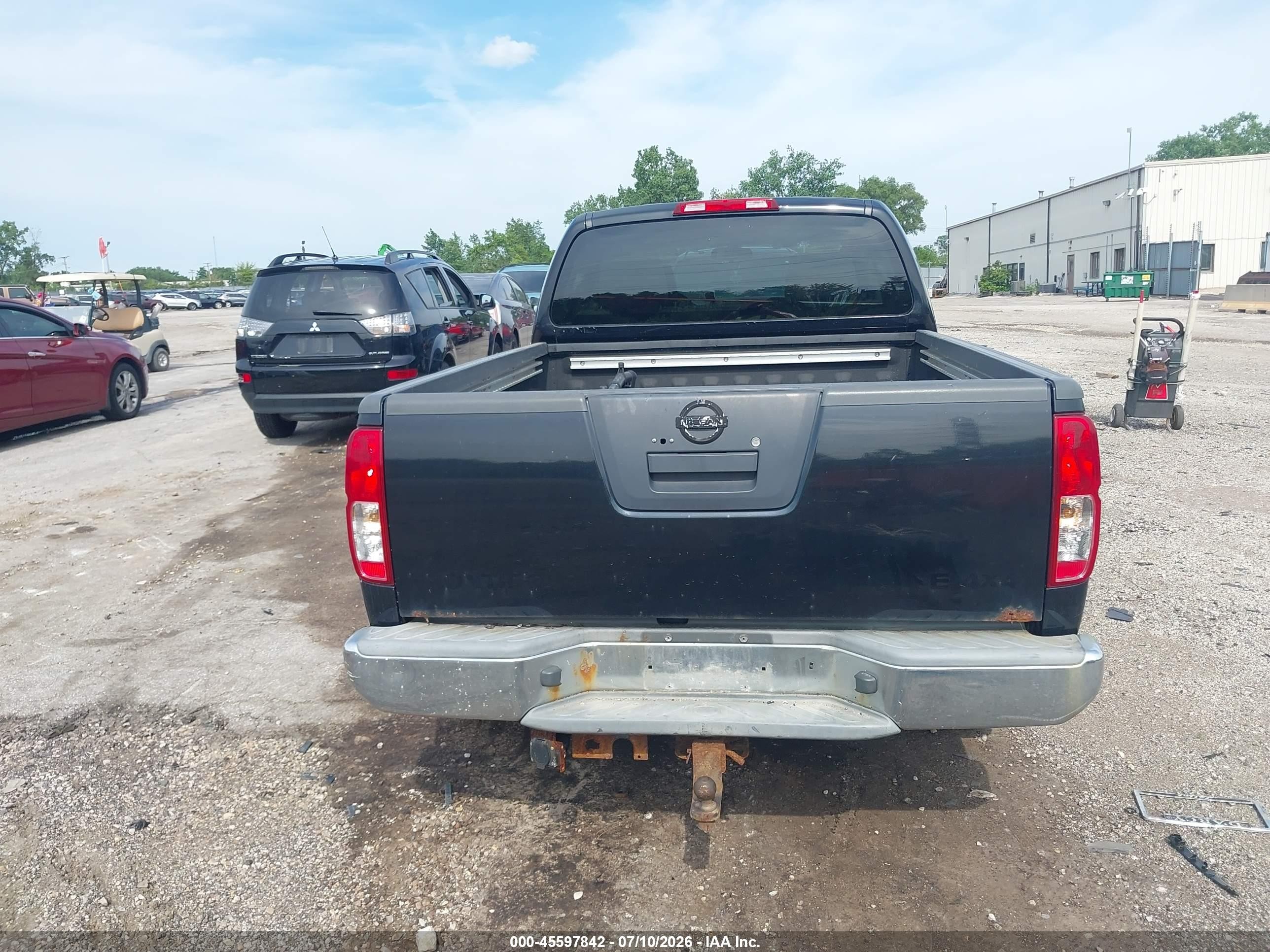 2008 Nissan Frontier Se Black vin: 1N6AD09W88C413324