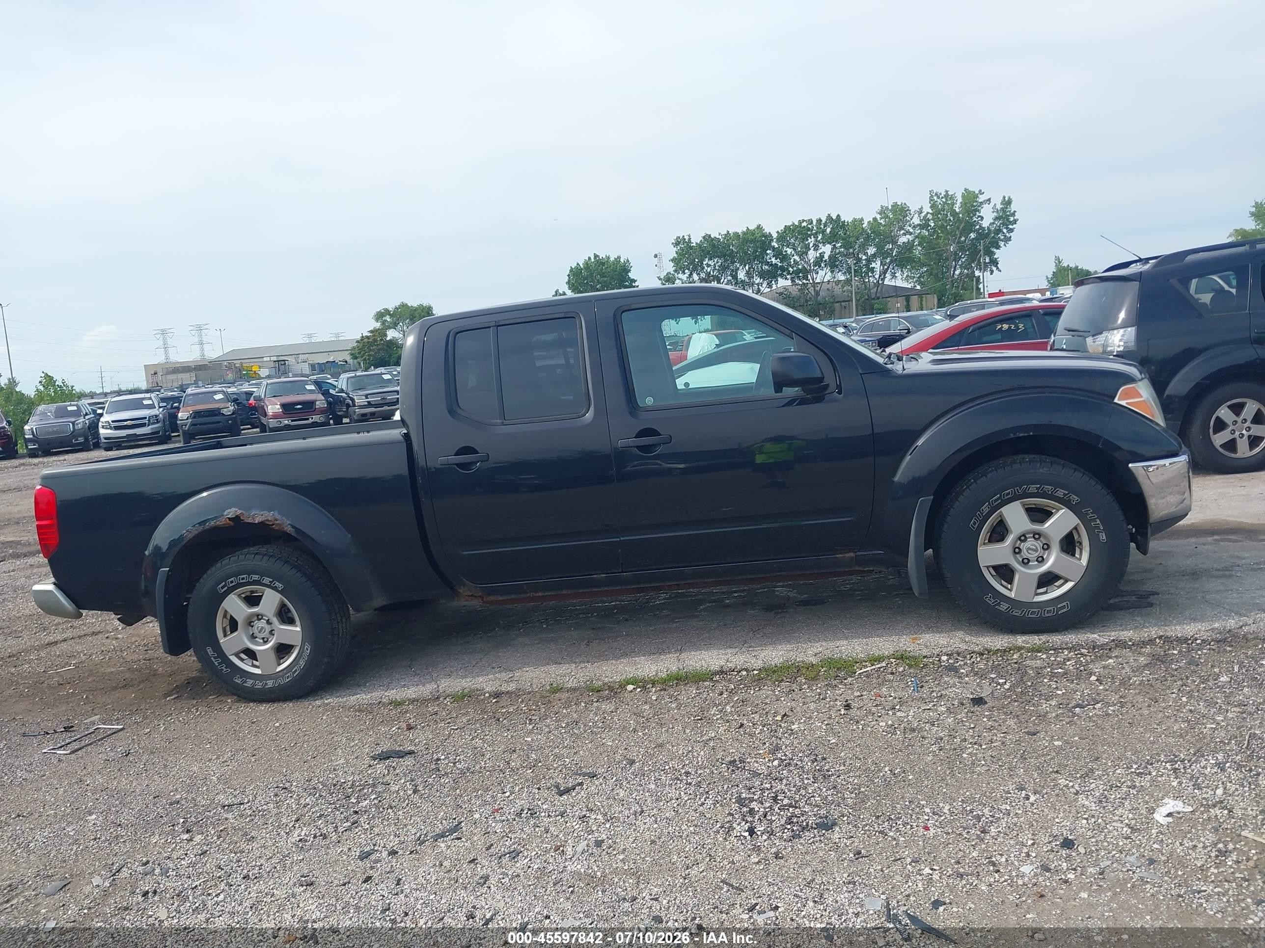 2008 Nissan Frontier Se Black vin: 1N6AD09W88C413324