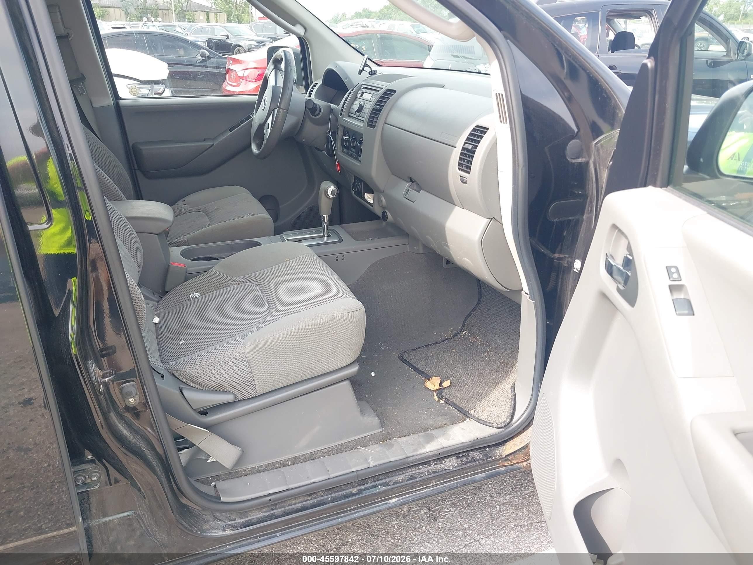 2008 Nissan Frontier Se Black vin: 1N6AD09W88C413324