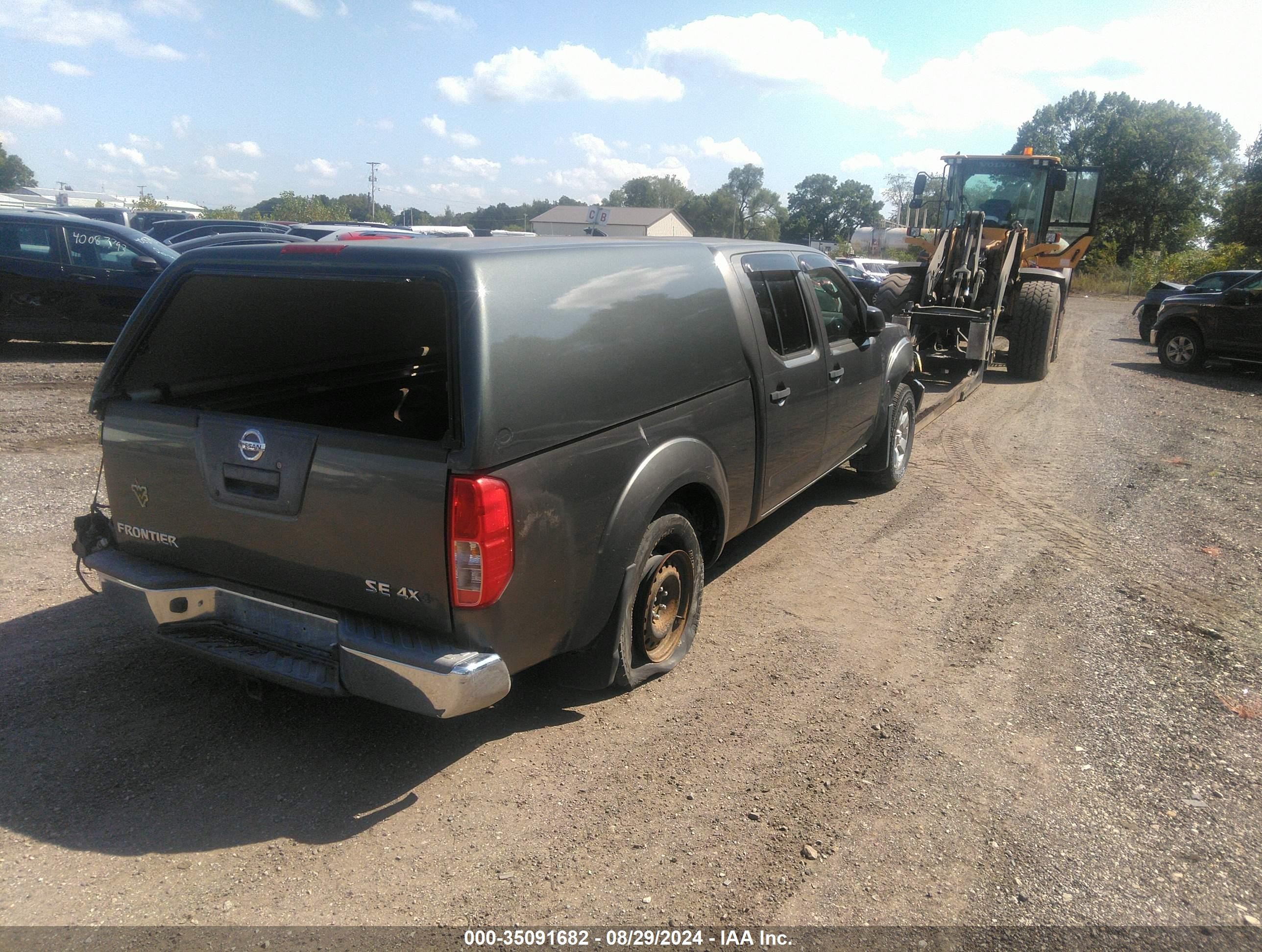 2009 Nissan Frontier Se Gray vin: 1N6AD09W89C405712
