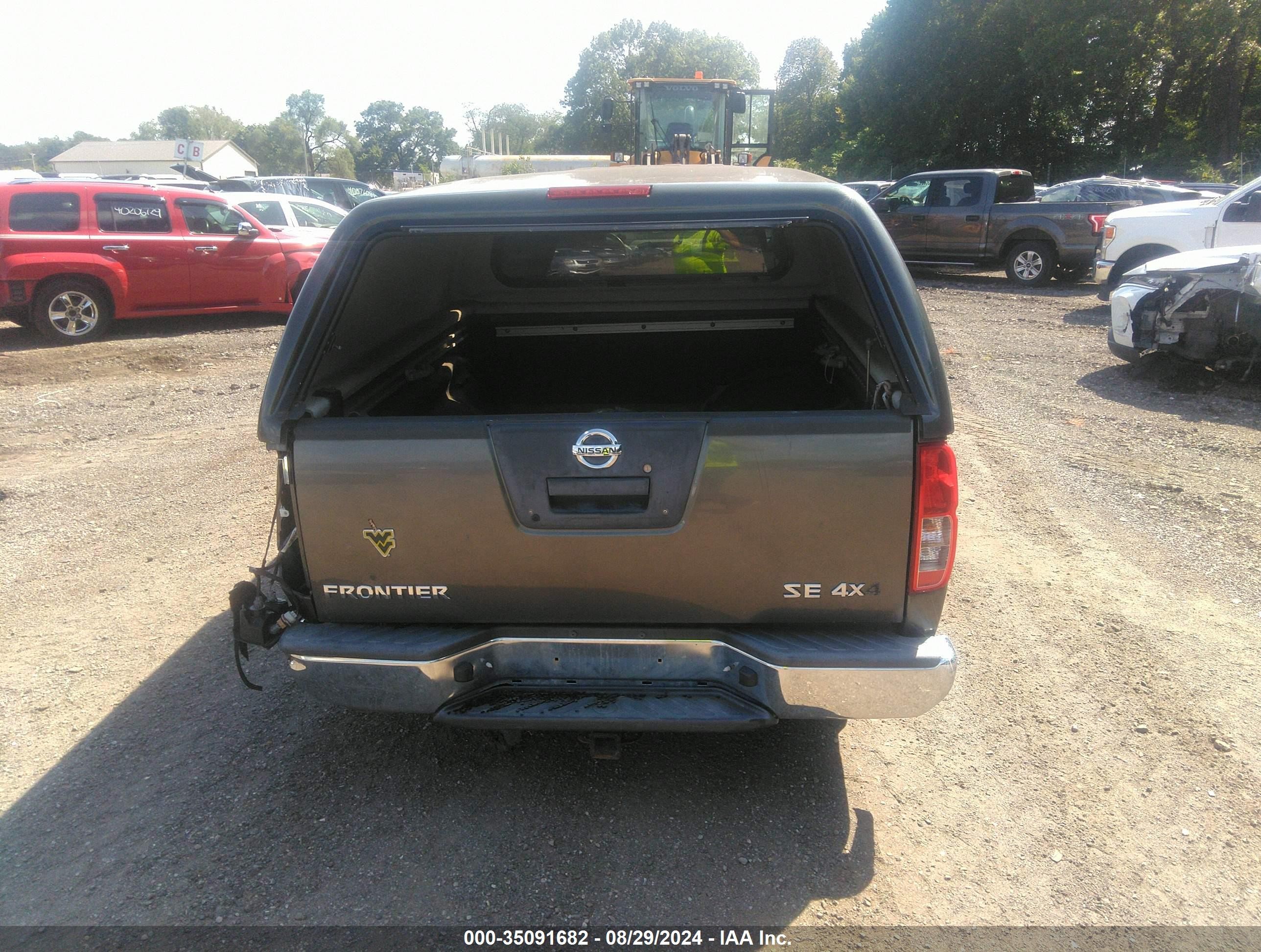 2009 Nissan Frontier Se Gray vin: 1N6AD09W89C405712
