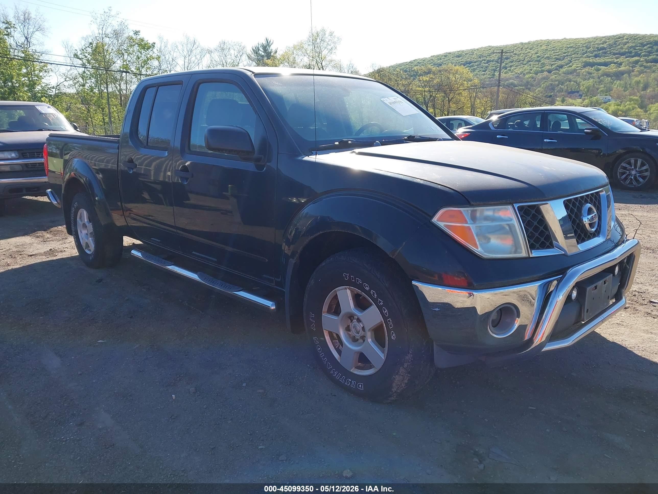 2007 Nissan Frontier Se Black vin: 1N6AD09W97C416764