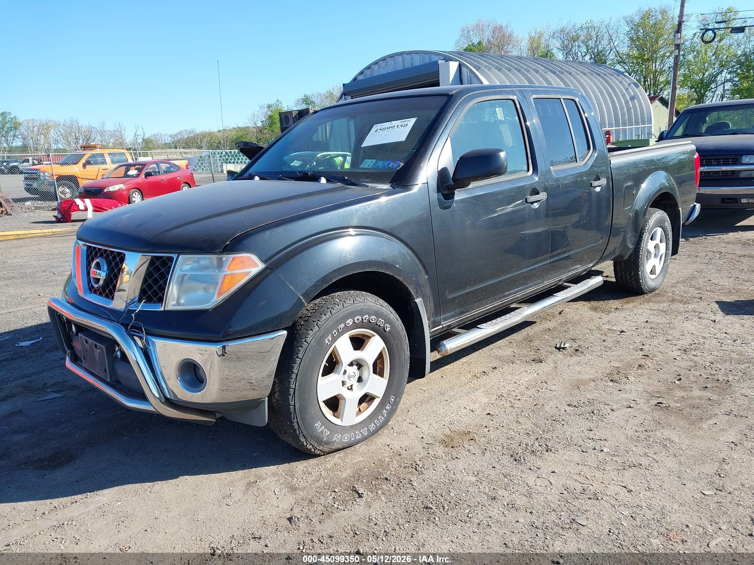 2007 Nissan Frontier Se Black vin: 1N6AD09W97C416764