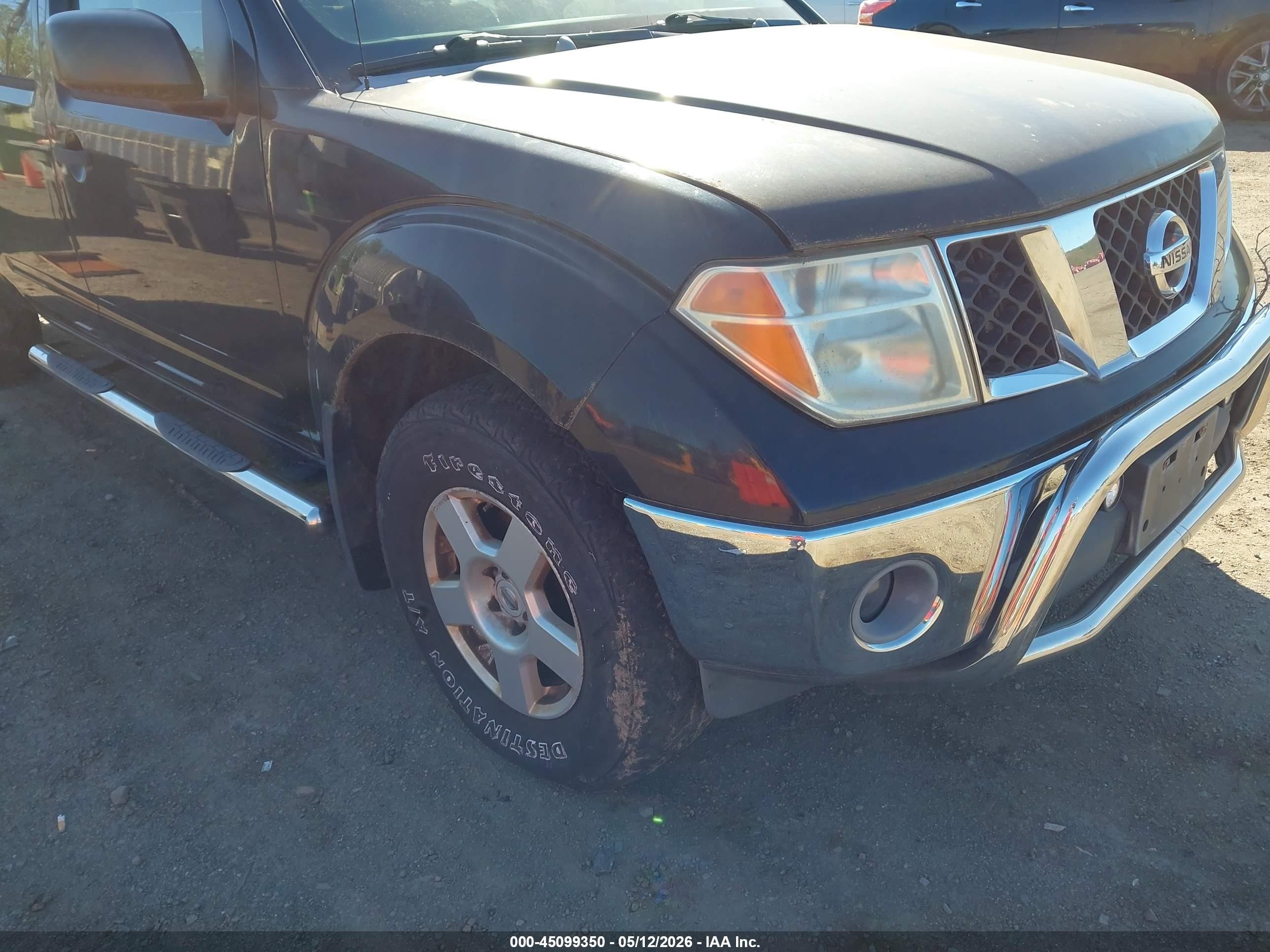 2007 Nissan Frontier Se Black vin: 1N6AD09W97C416764