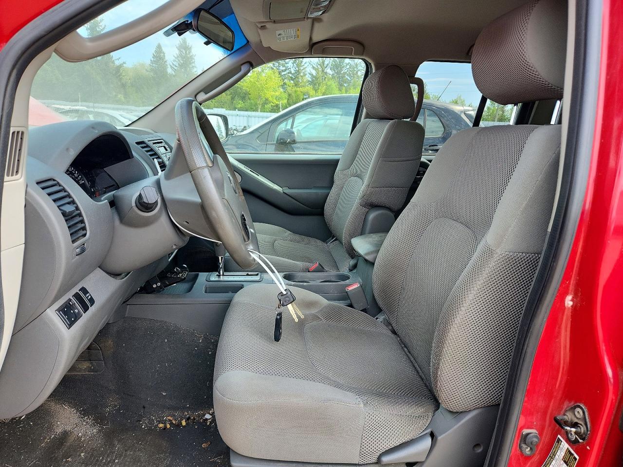 2008 Nissan Frontier Se V6 Red vin: 1N6AD09W98C401117