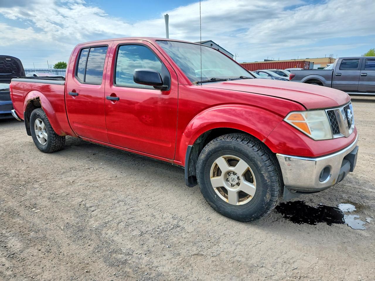 2008 Nissan Frontier Se V6 Red vin: 1N6AD09W98C401117