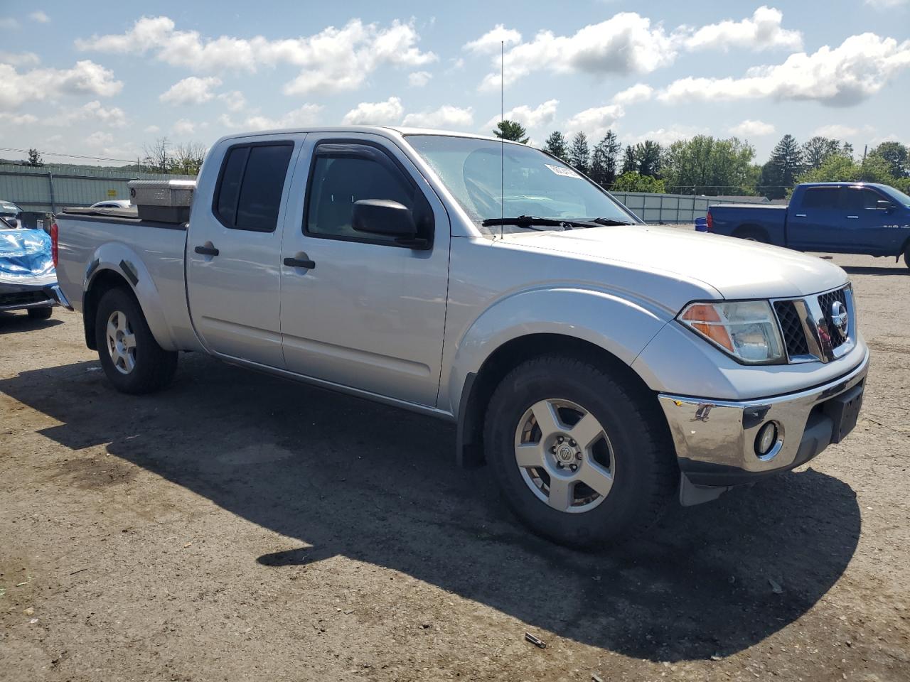 2008 Nissan Frontier Crew Cab Le Silver vin: 1N6AD09W98C452066
