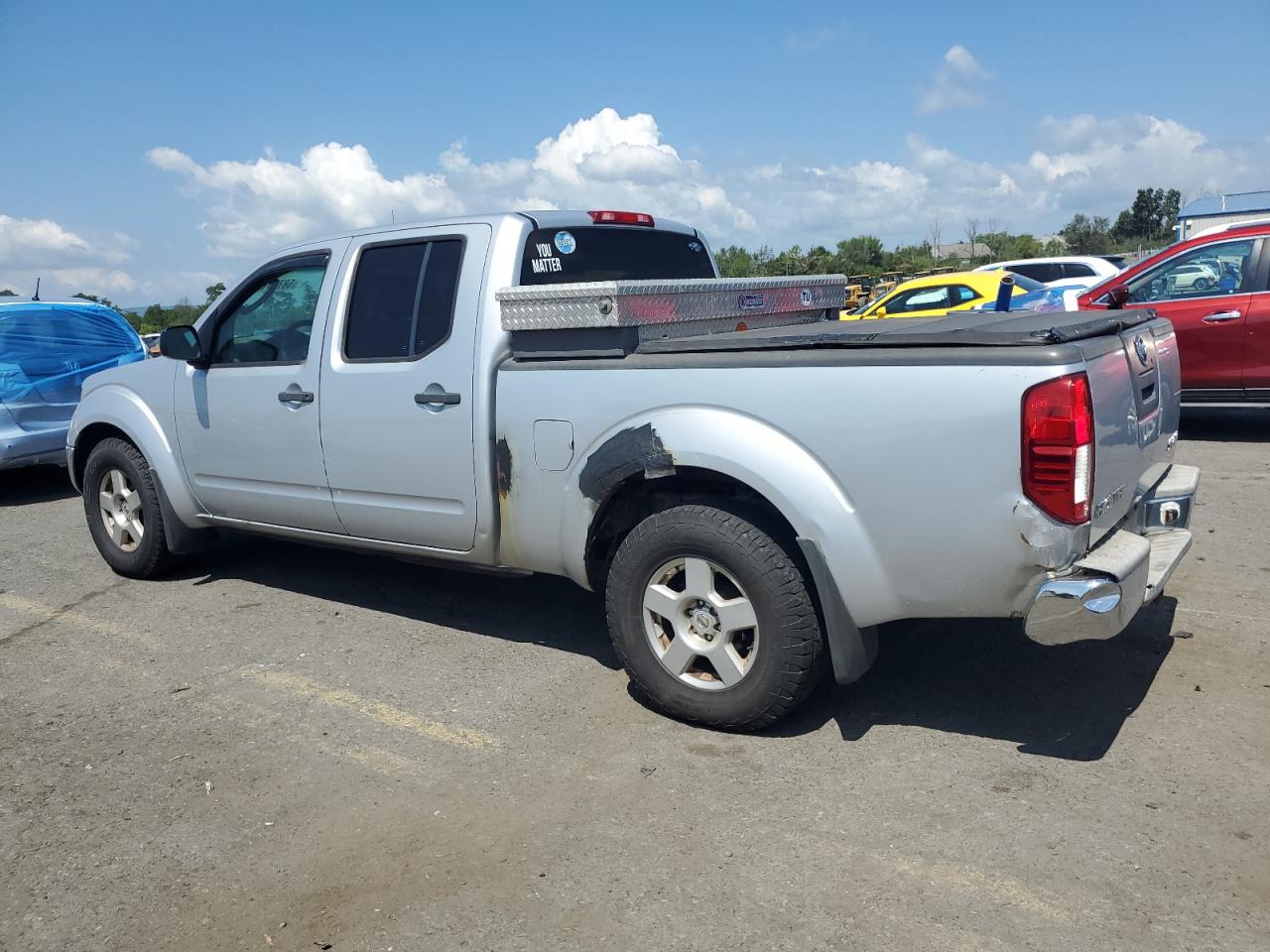 2008 Nissan Frontier Crew Cab Le Silver vin: 1N6AD09W98C452066