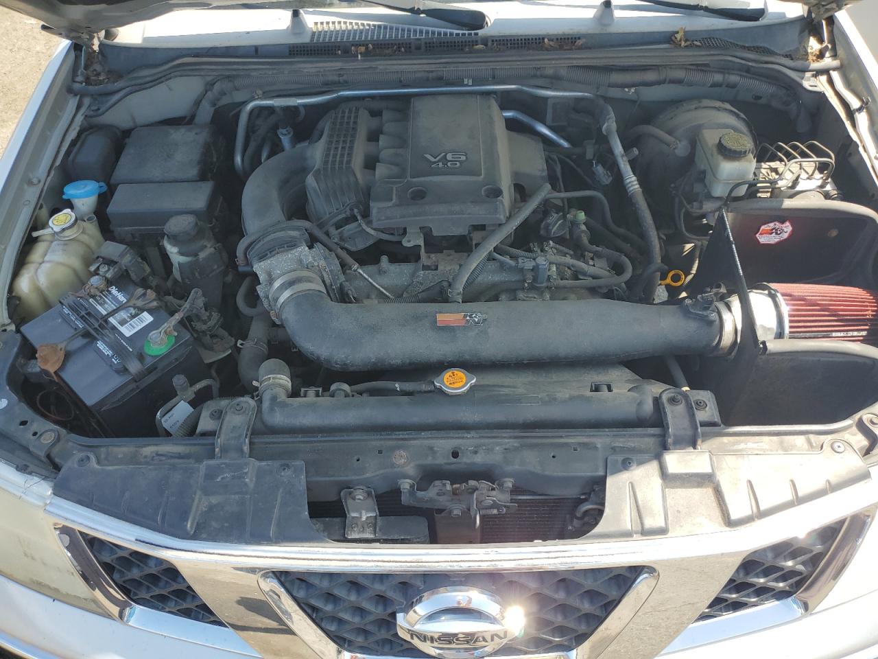 2008 Nissan Frontier Crew Cab Le Silver vin: 1N6AD09W98C452066
