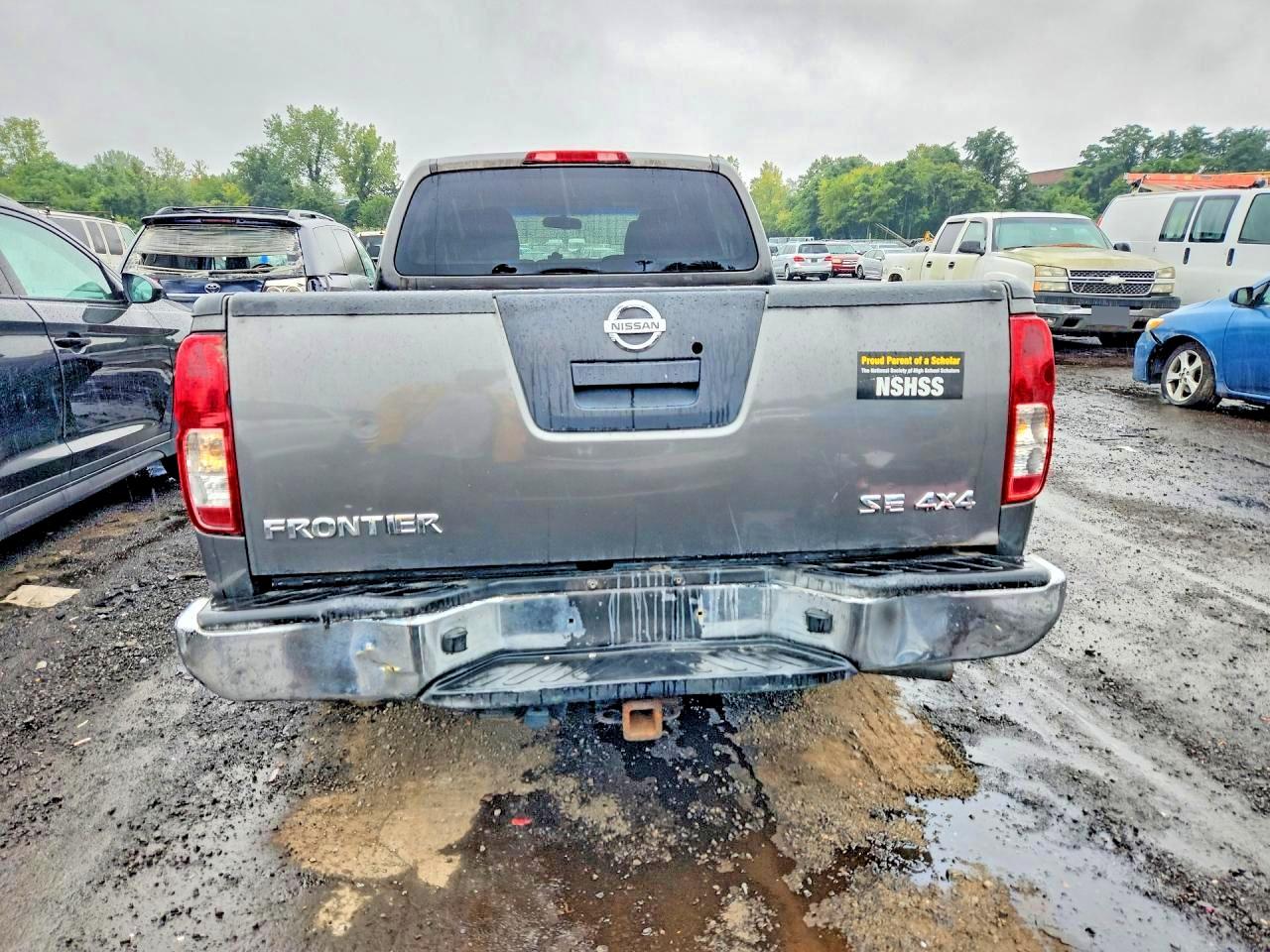 2007 Nissan Frontier Se Gray vin: 1N6AD09WX7C462894