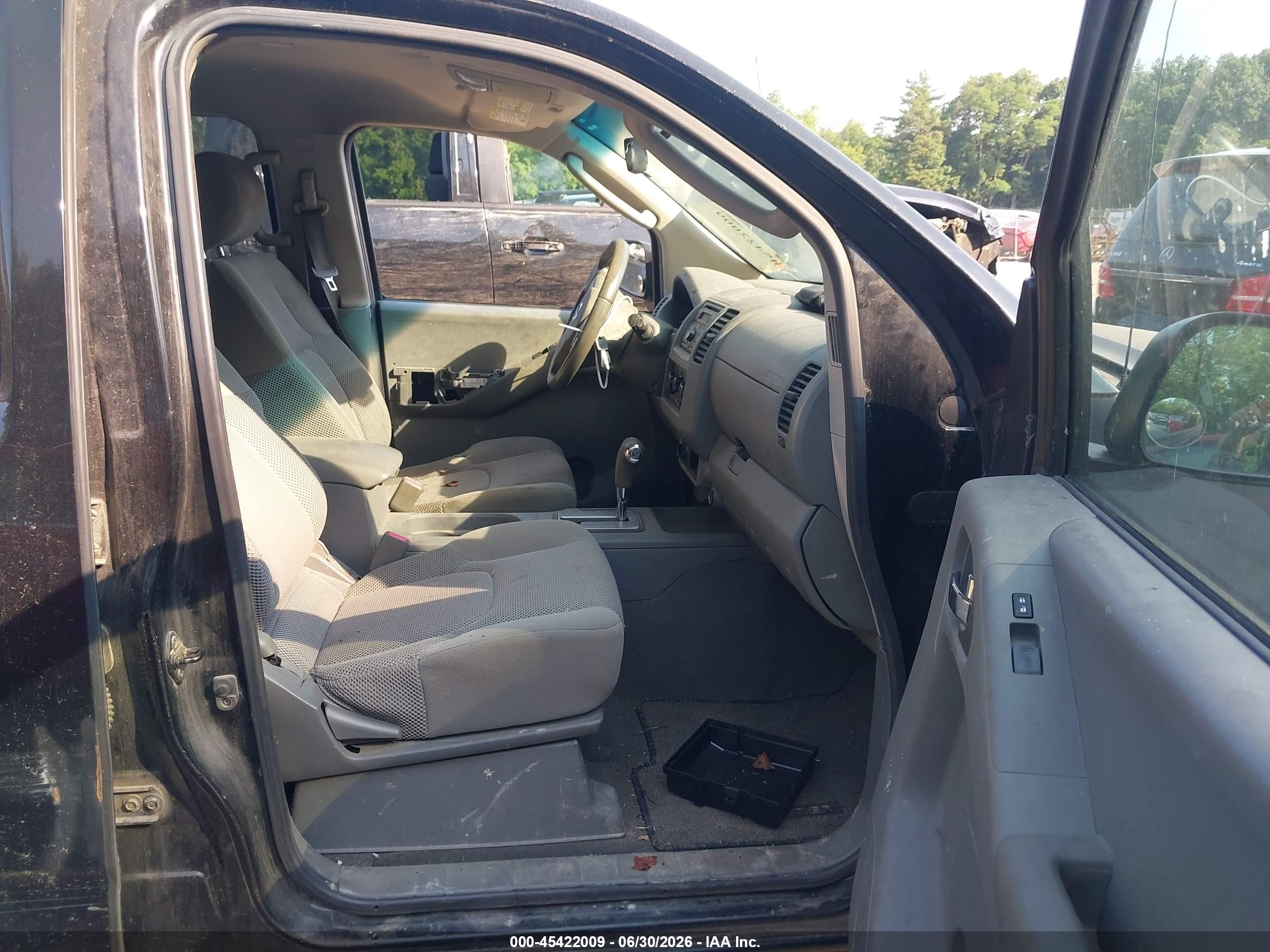 2008 Nissan Frontier Se Black vin: 1N6AD09WX8C415897