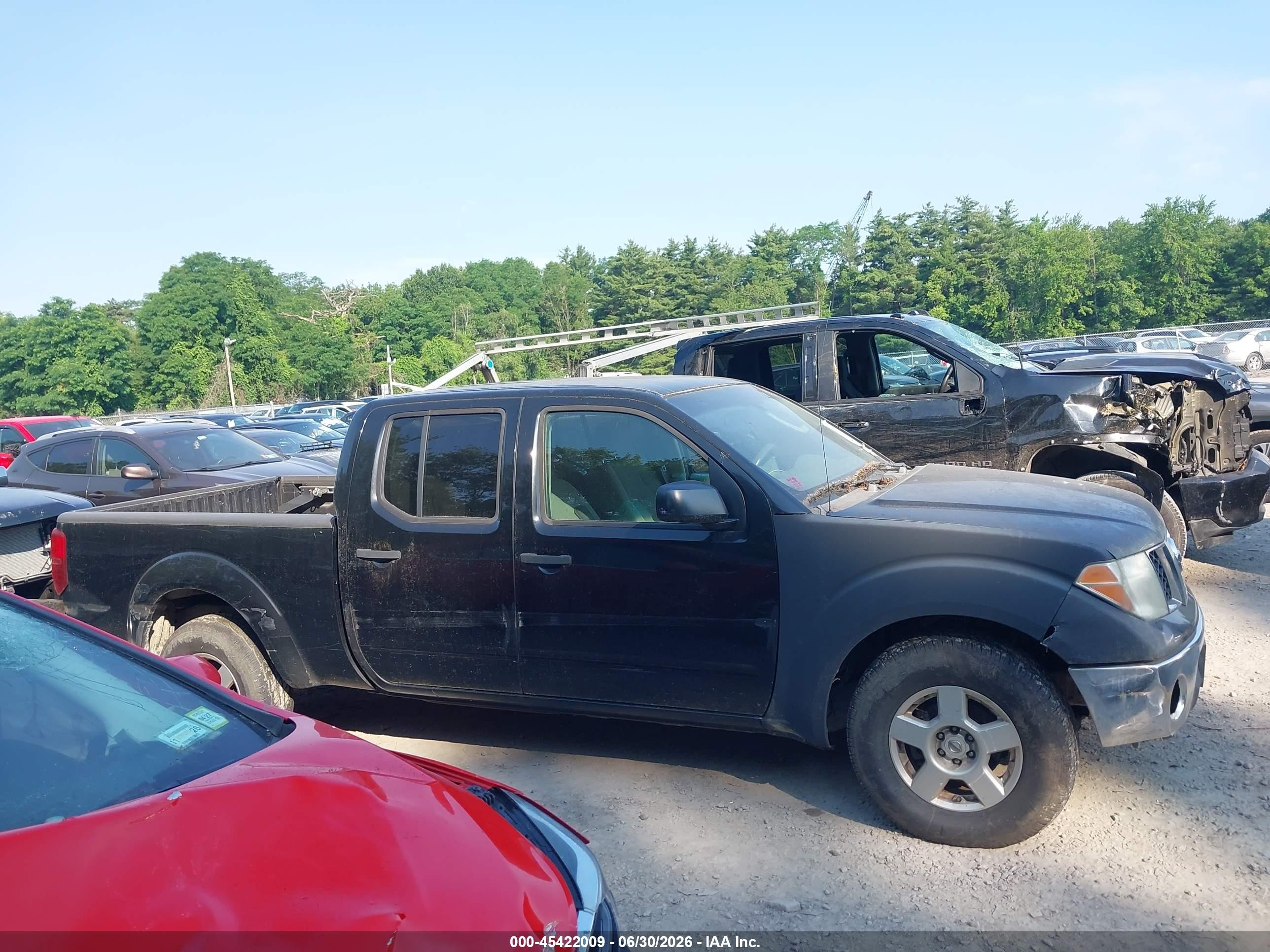 2008 Nissan Frontier Se Black vin: 1N6AD09WX8C415897