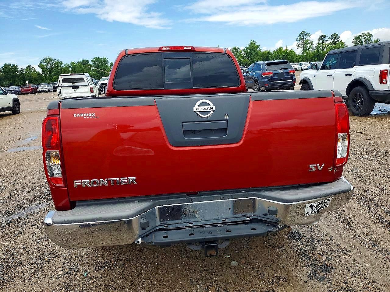 2012 Nissan Frontier Sv V6 Red vin: 1N6AD0CU0CC436242