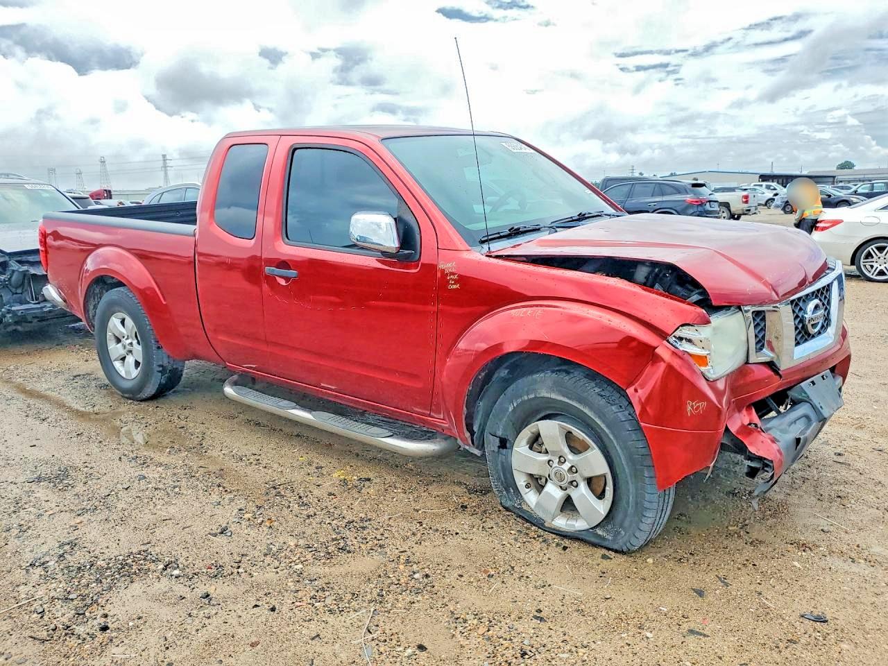 2012 Nissan Frontier Sv V6 Red vin: 1N6AD0CU0CC436242