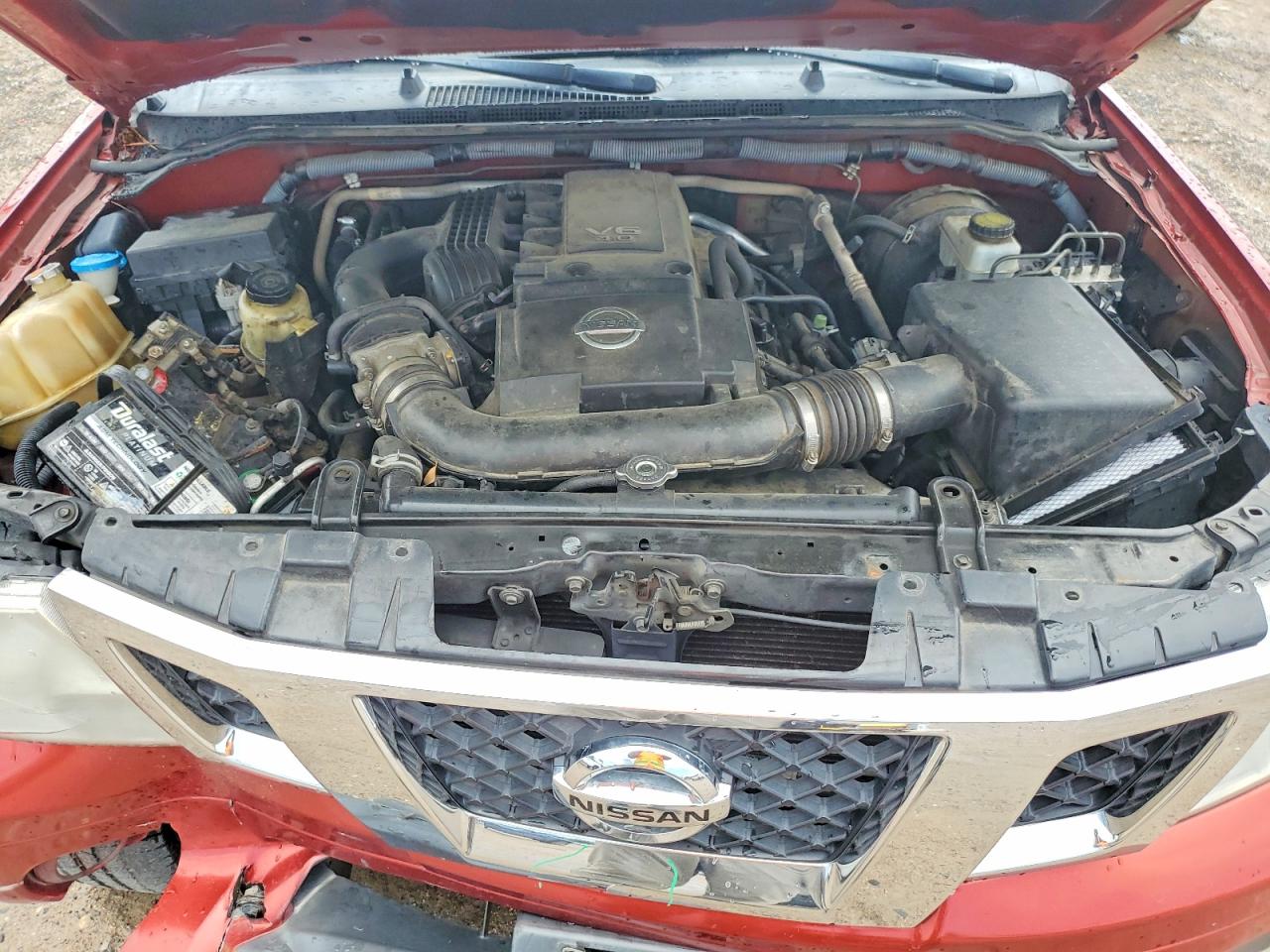2012 Nissan Frontier Sv V6 Red vin: 1N6AD0CU0CC436242