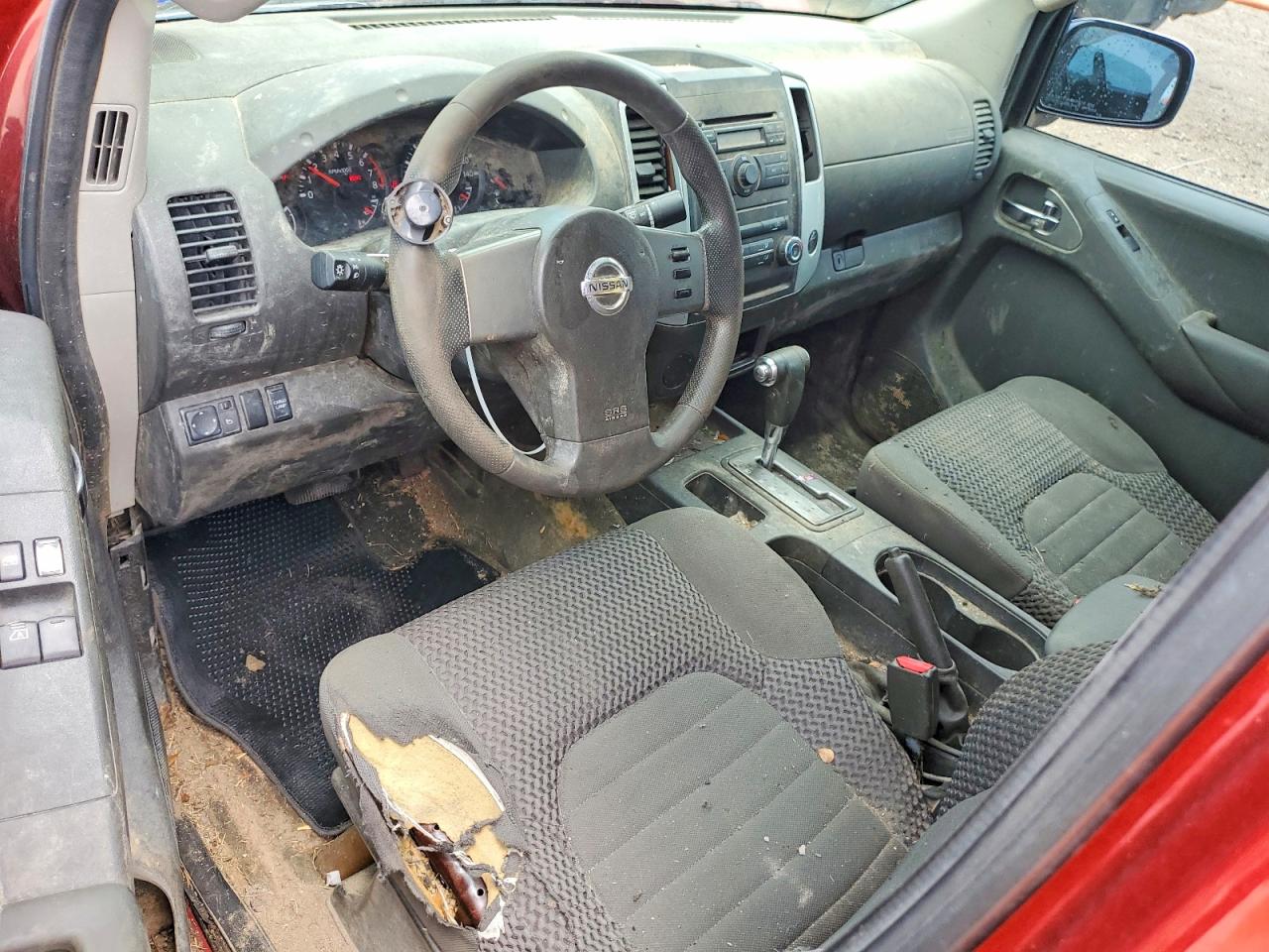 2012 Nissan Frontier Sv V6 Red vin: 1N6AD0CU0CC436242