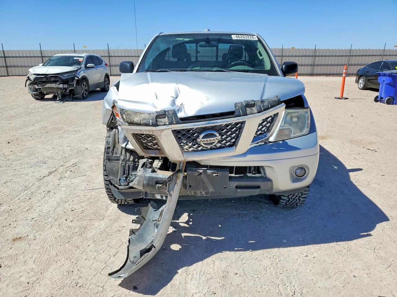 2014 Nissan Frontier Sv V6 Silver vin: 1N6AD0CU0EN746804