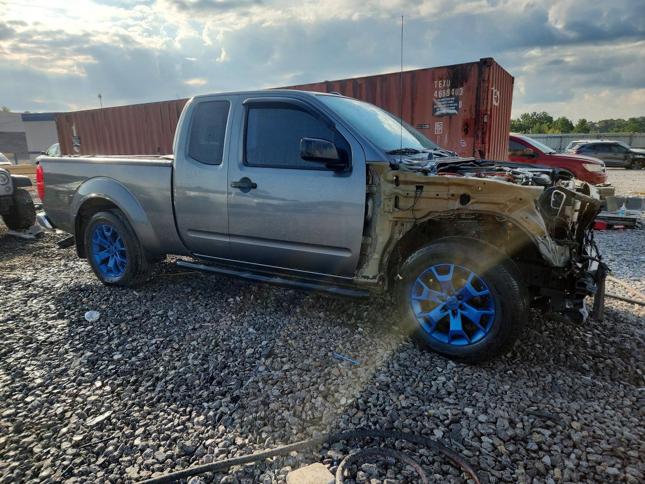 2017 Nissan Frontier Sv V6 Gray vin: 1N6AD0CU0HN769195