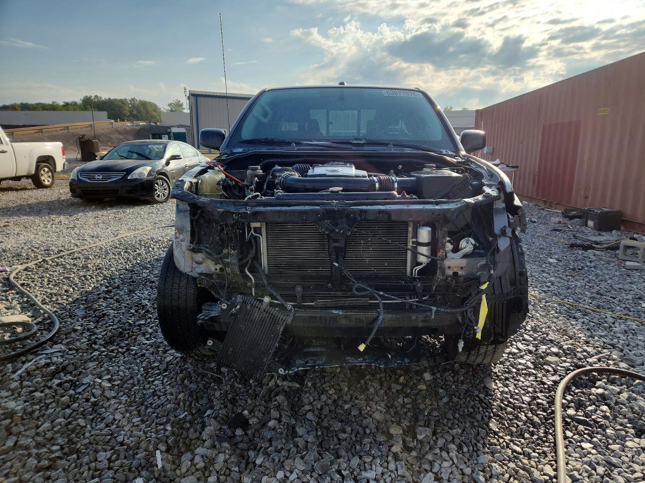 2017 Nissan Frontier Sv V6 Gray vin: 1N6AD0CU0HN769195