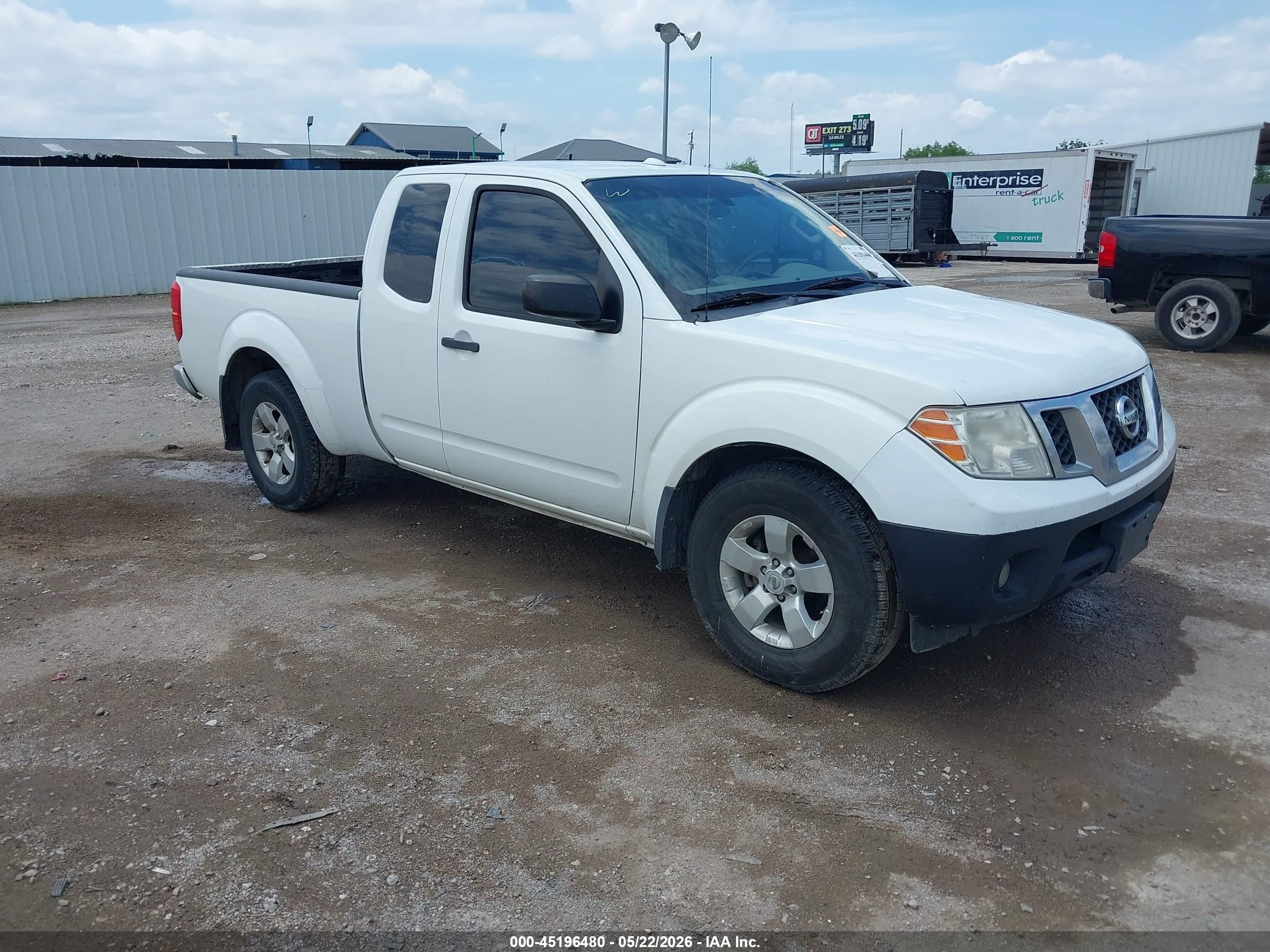 2013 Nissan Frontier Sv White vin: 1N6AD0CU1DN733848