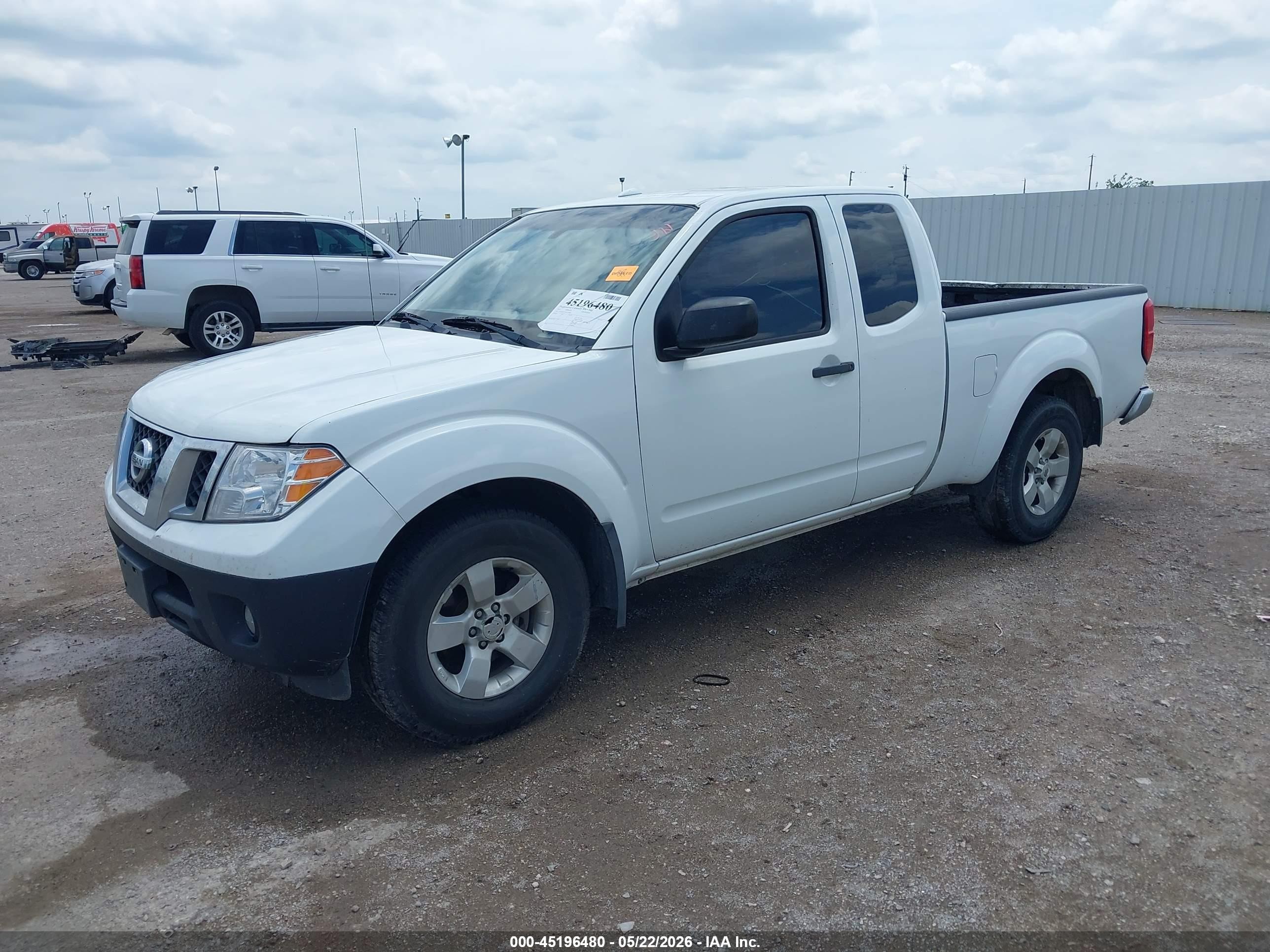 2013 Nissan Frontier Sv White vin: 1N6AD0CU1DN733848