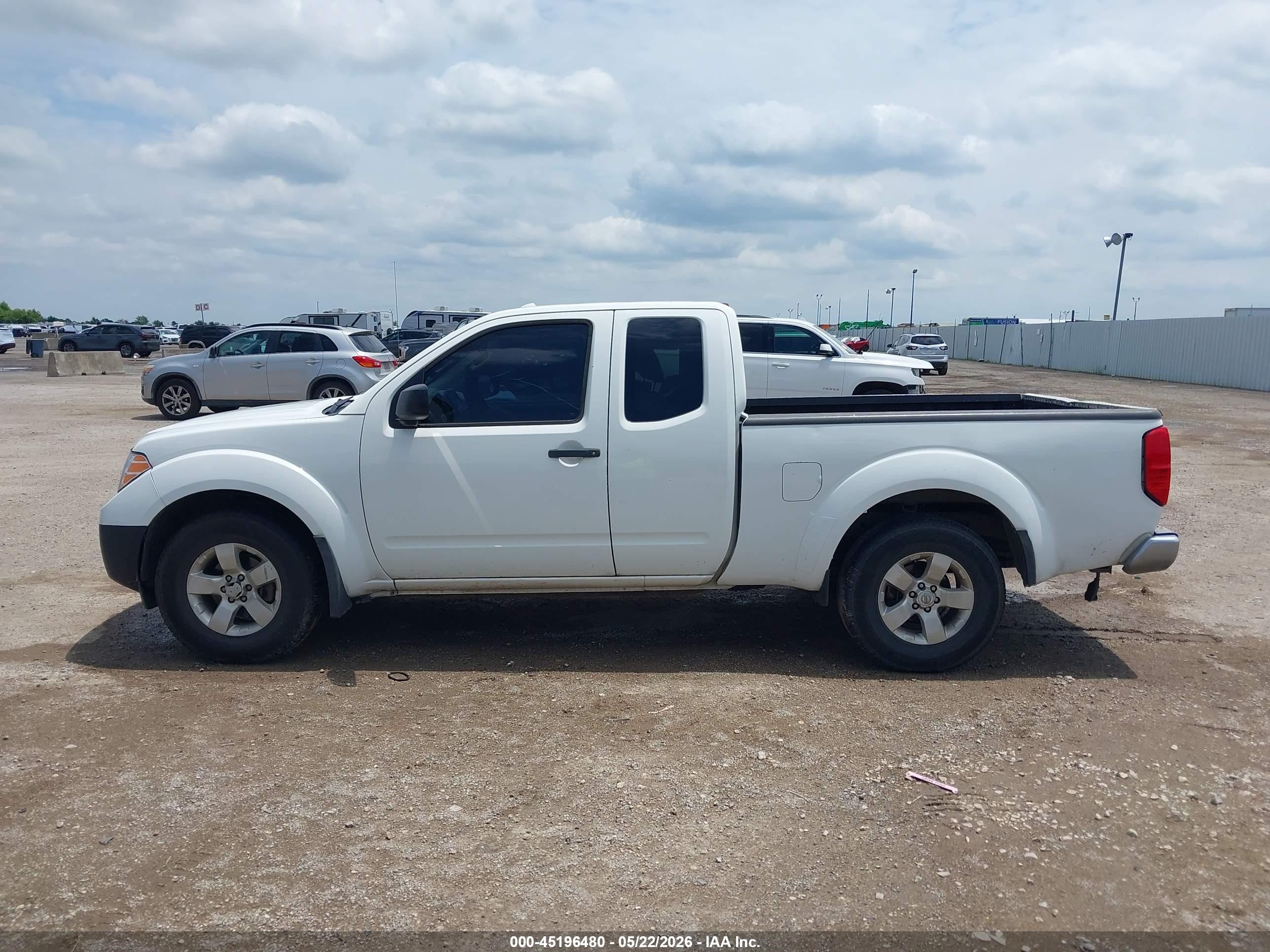 2013 Nissan Frontier Sv White vin: 1N6AD0CU1DN733848