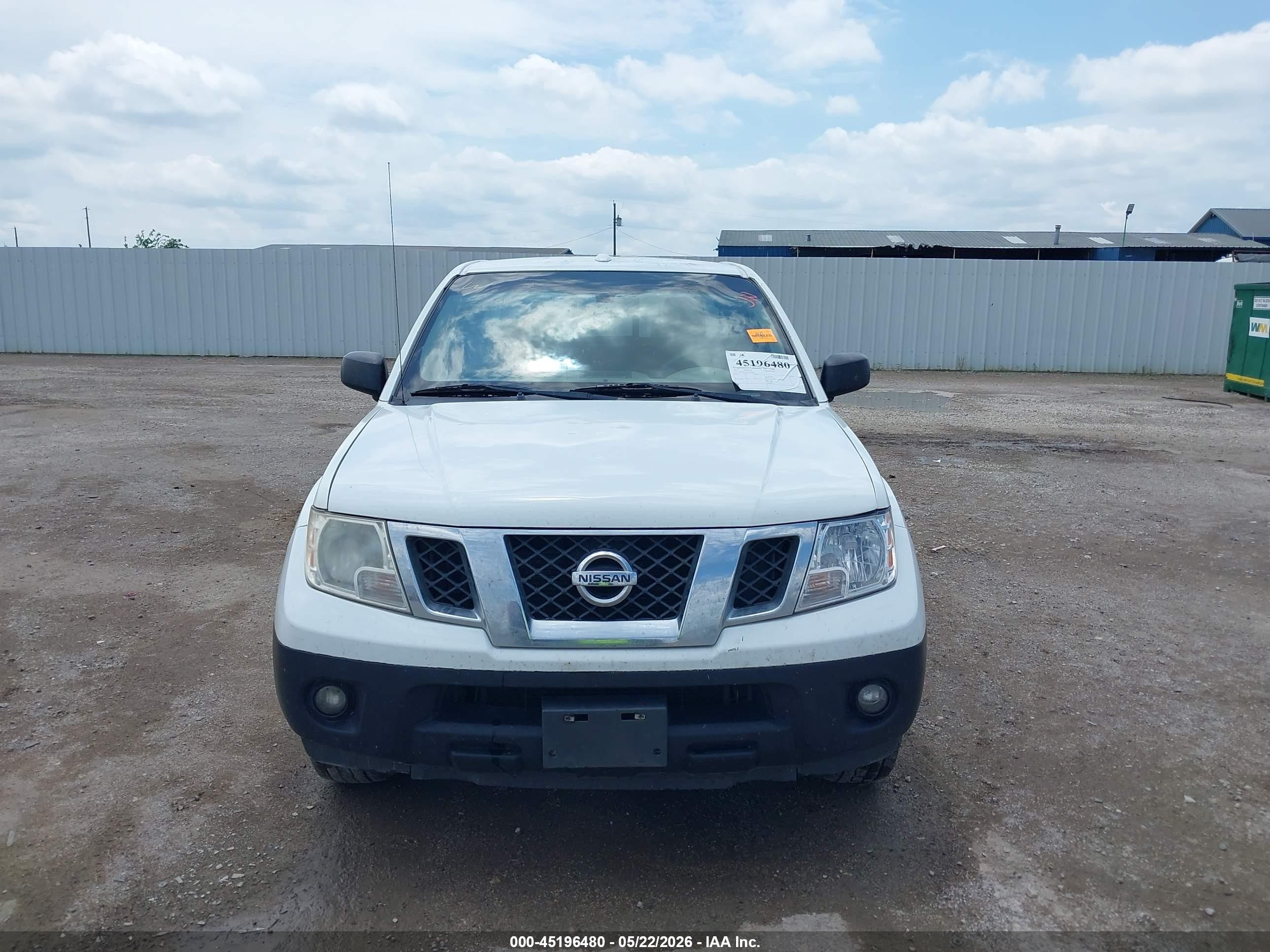 2013 Nissan Frontier Sv White vin: 1N6AD0CU1DN733848