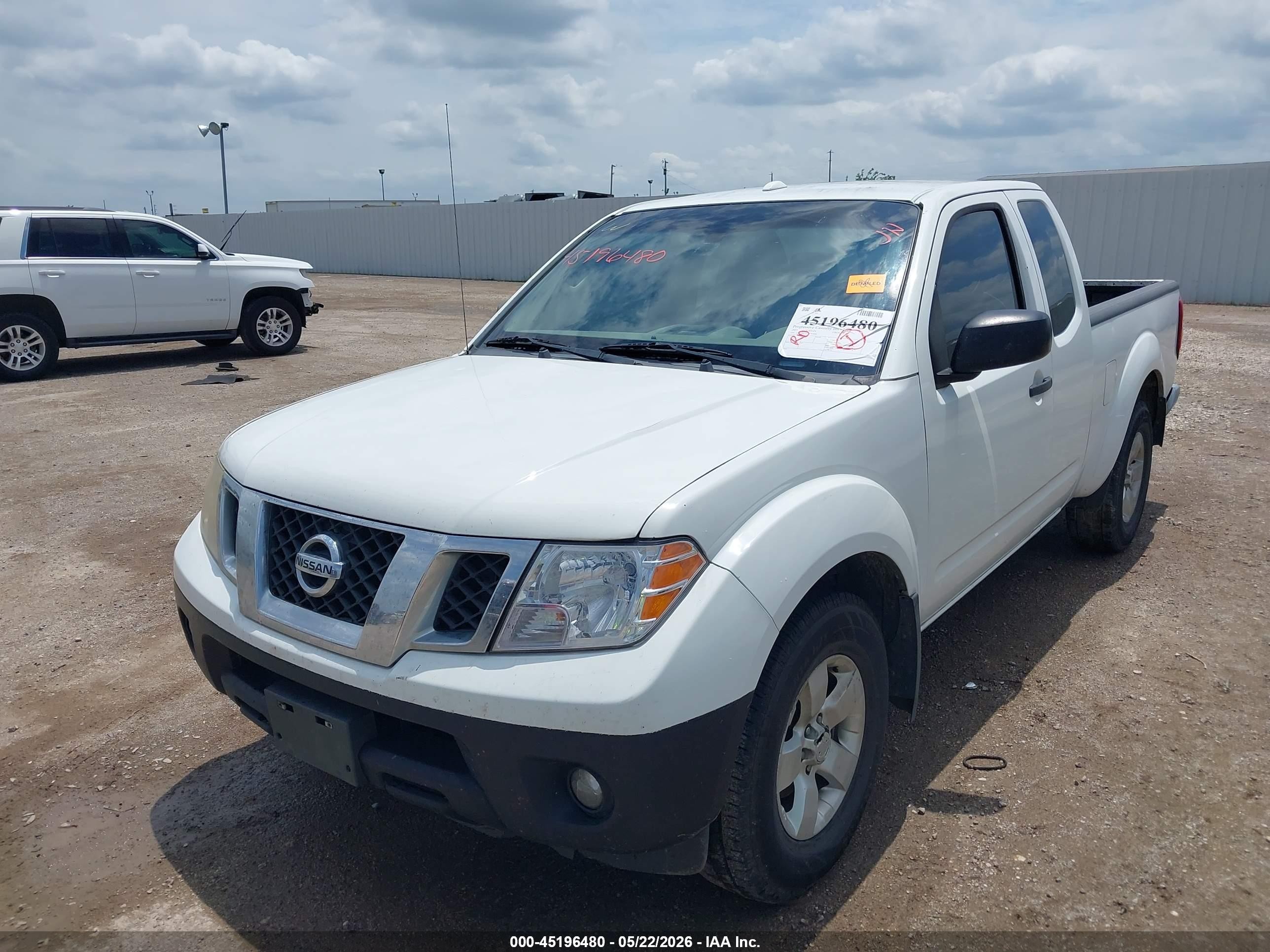 2013 Nissan Frontier Sv White vin: 1N6AD0CU1DN733848