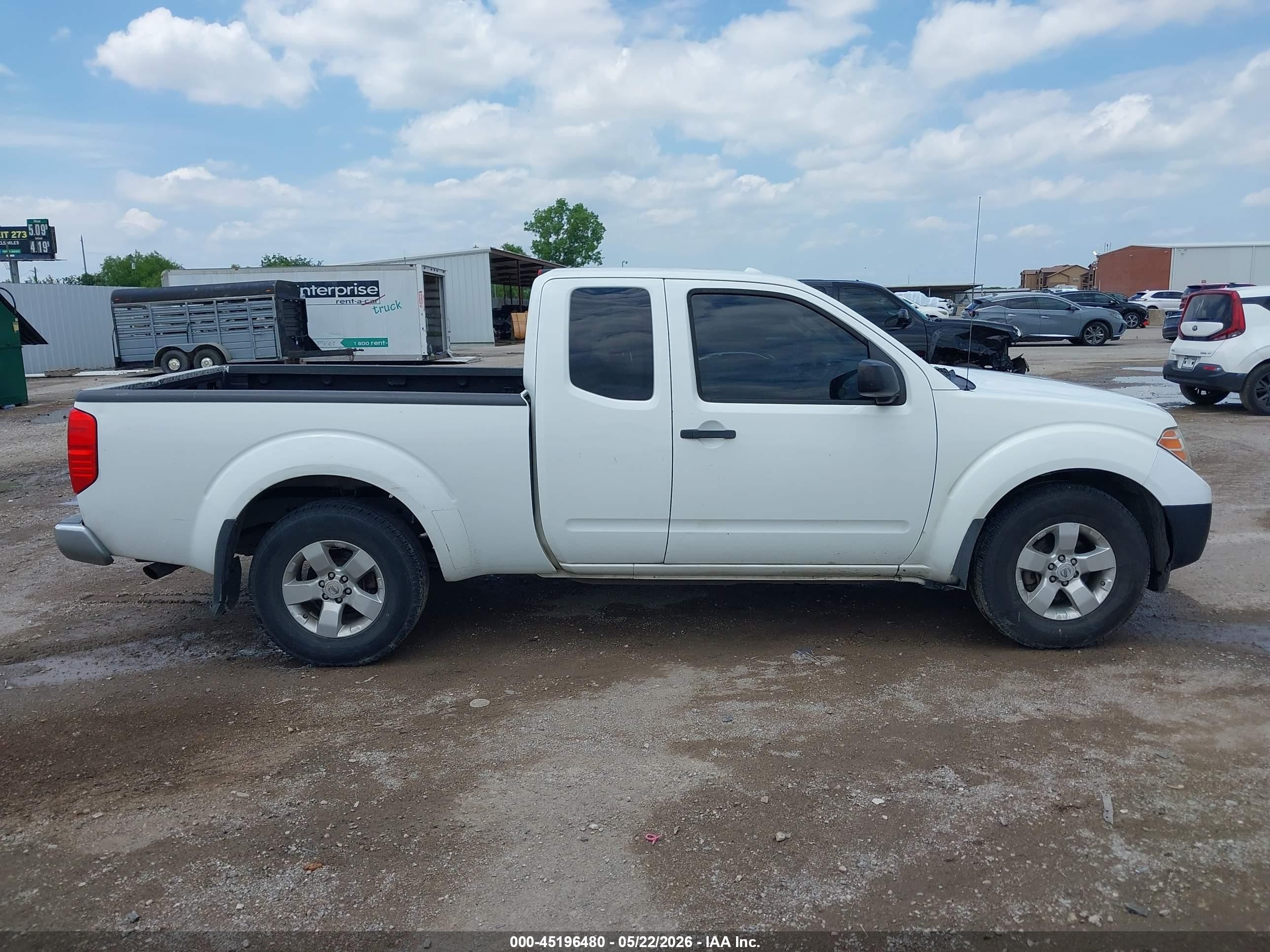 2013 Nissan Frontier Sv White vin: 1N6AD0CU1DN733848