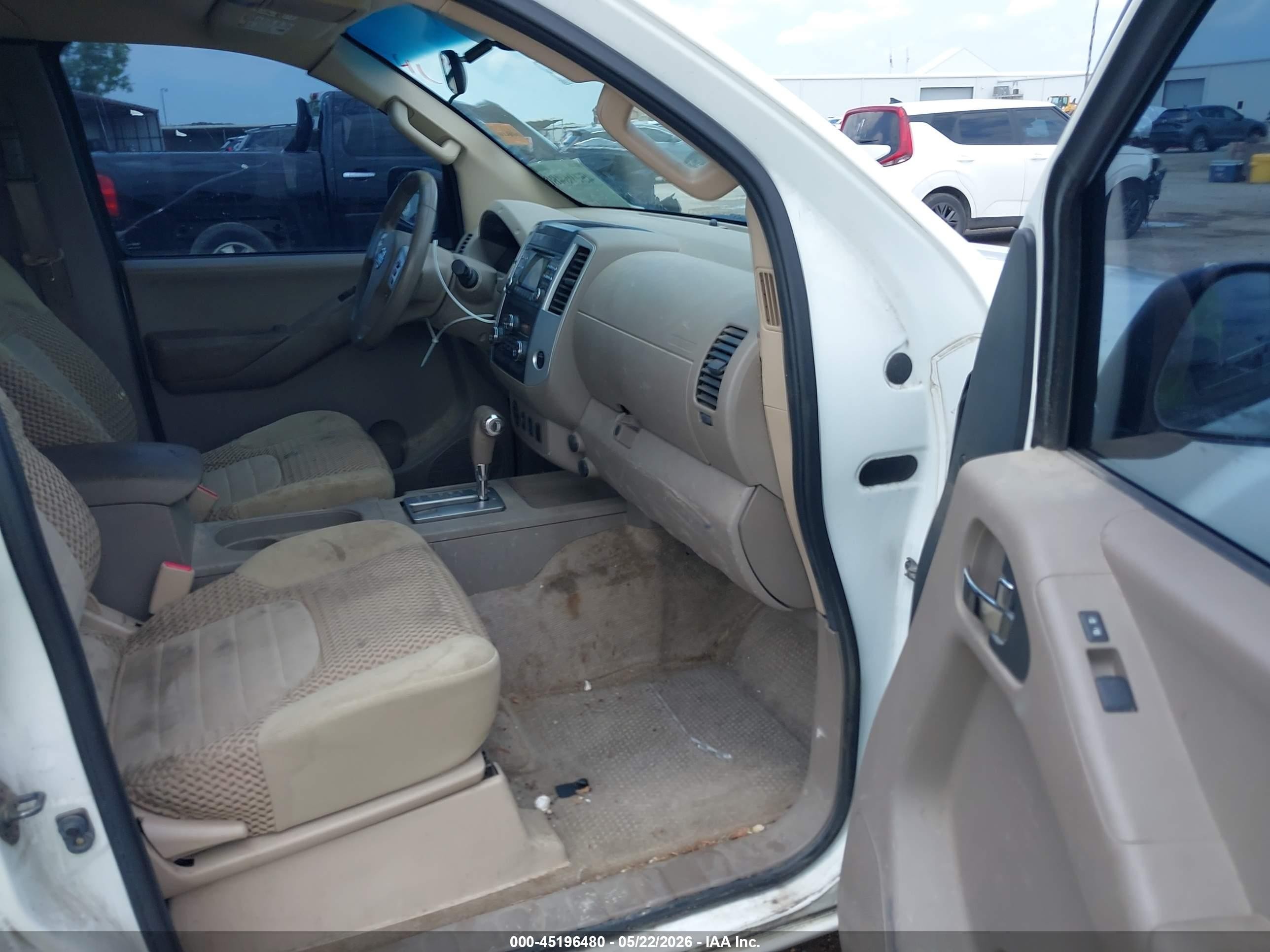 2013 Nissan Frontier Sv White vin: 1N6AD0CU1DN733848