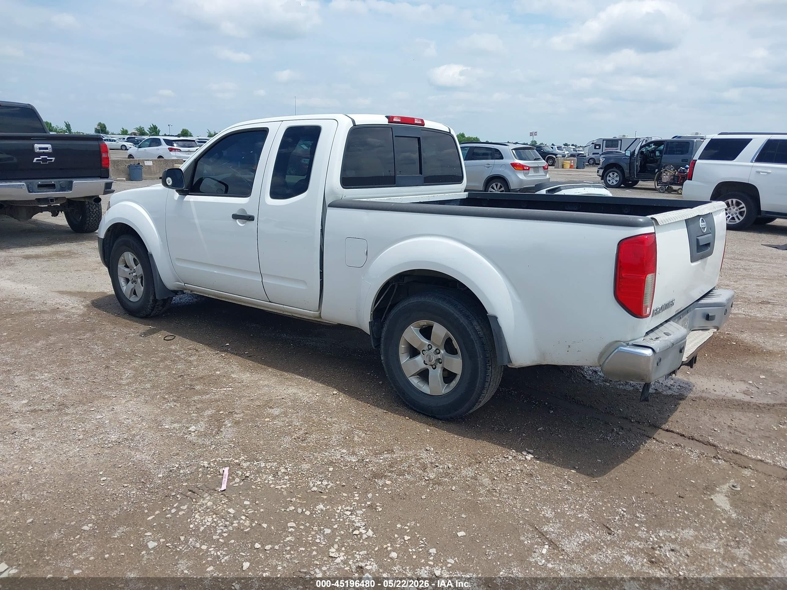 2013 Nissan Frontier Sv White vin: 1N6AD0CU1DN733848