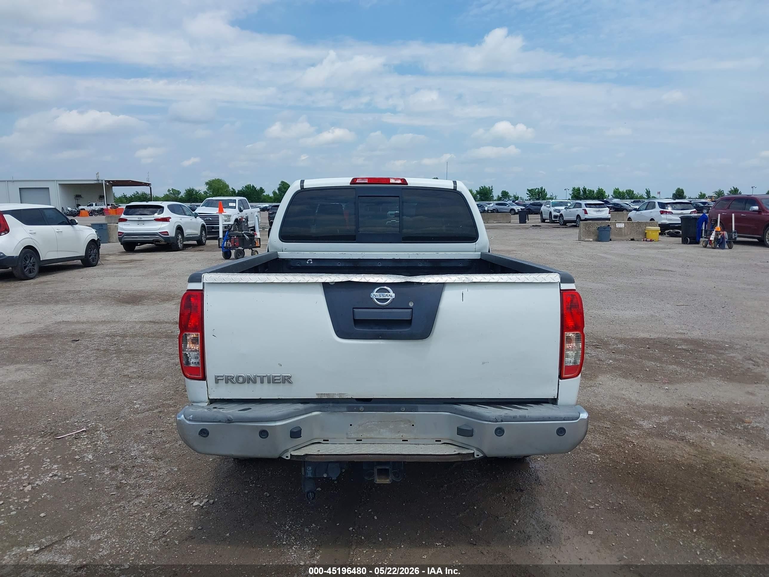 2013 Nissan Frontier Sv White vin: 1N6AD0CU1DN733848